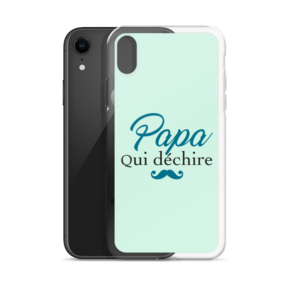 Papa qui déchire - Coque pour iPhone®