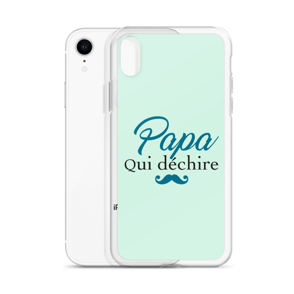 Papa qui déchire - Coque pour iPhone®