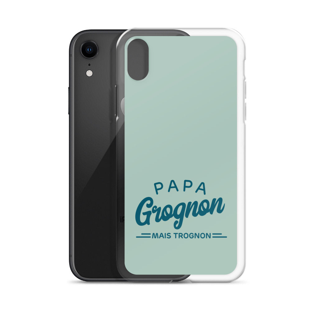 Papa grognon mais trognon - Coque pour iPhone®