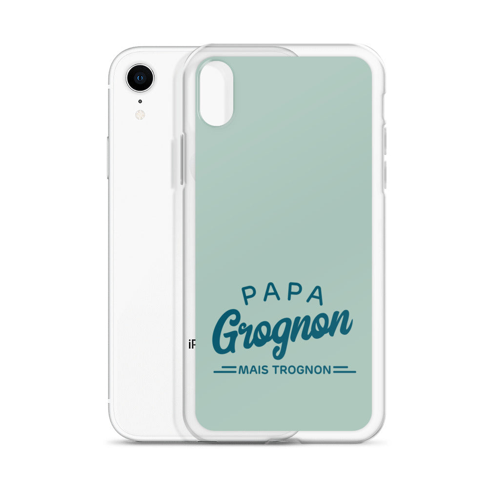 Papa grognon mais trognon - Coque pour iPhone®