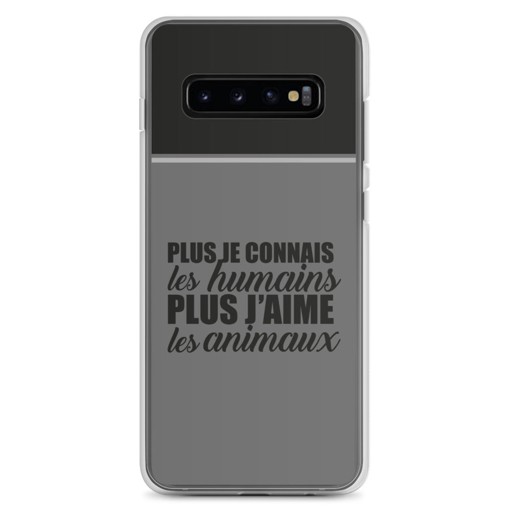 Plus je connais les humains - Coque Samsung®