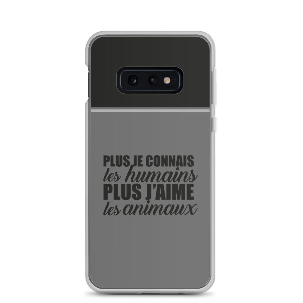 Plus je connais les humains - Coque Samsung®