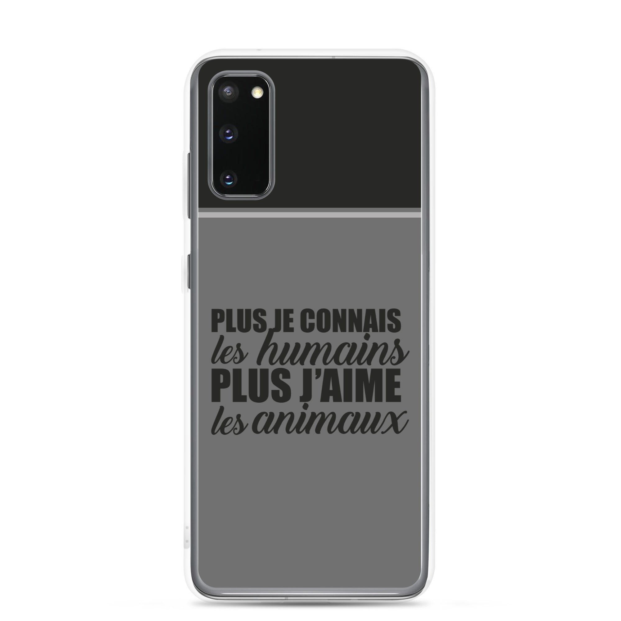 Plus je connais les humains - Coque Samsung®