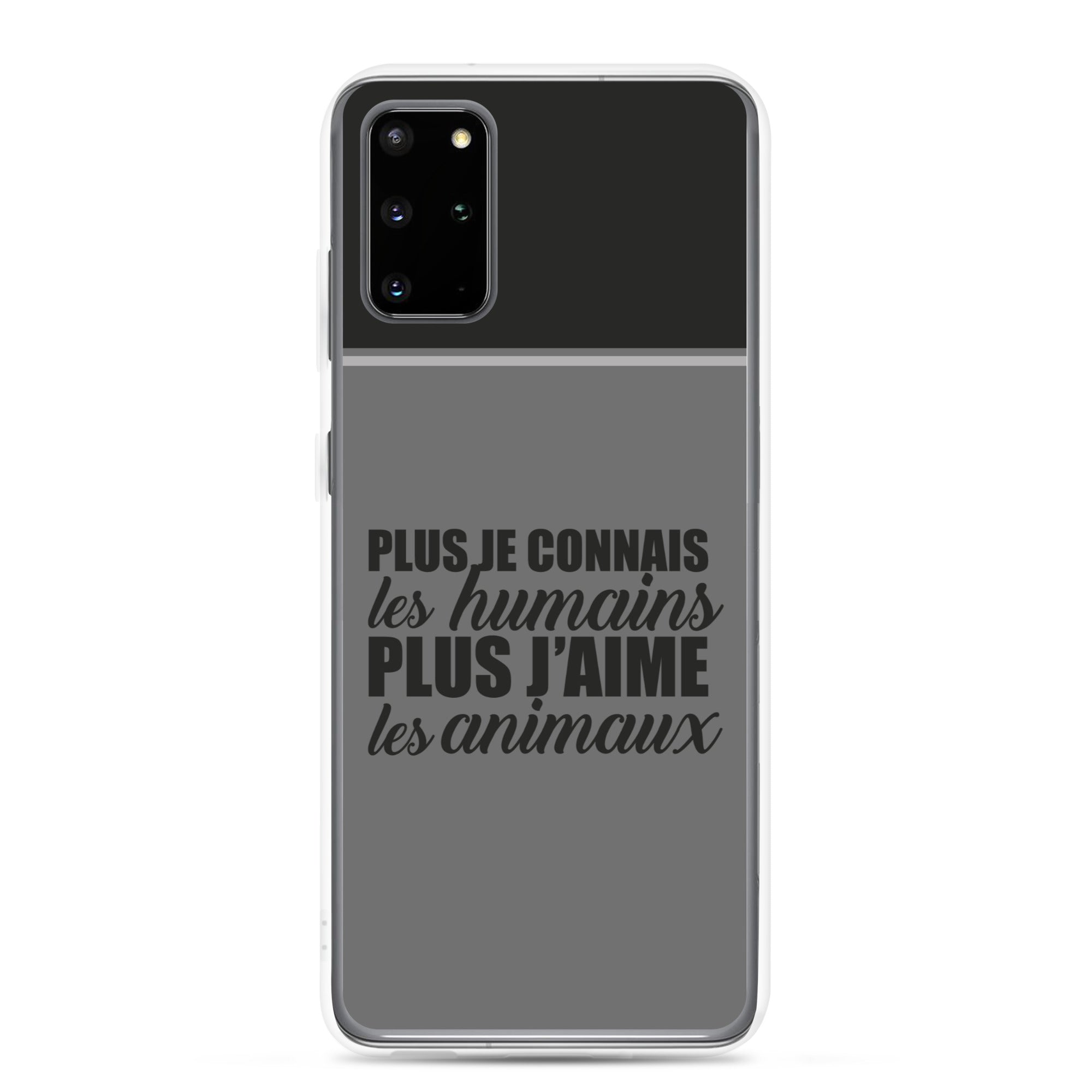 Plus je connais les humains - Coque Samsung®