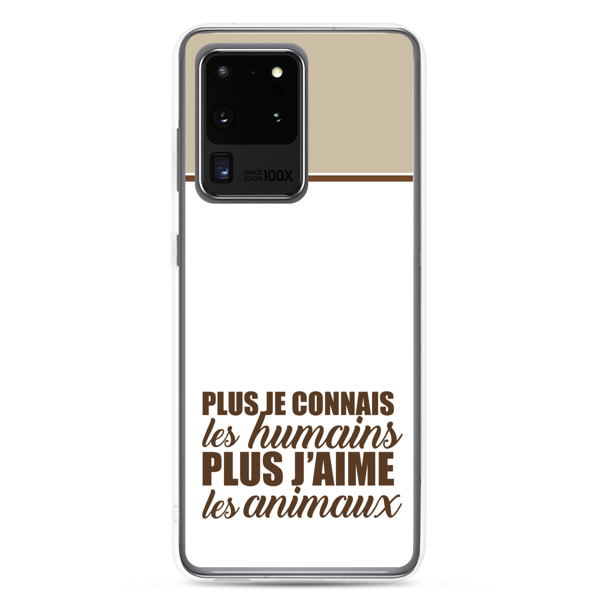 Plus je connais les humains - V2 - Coque Samsung®