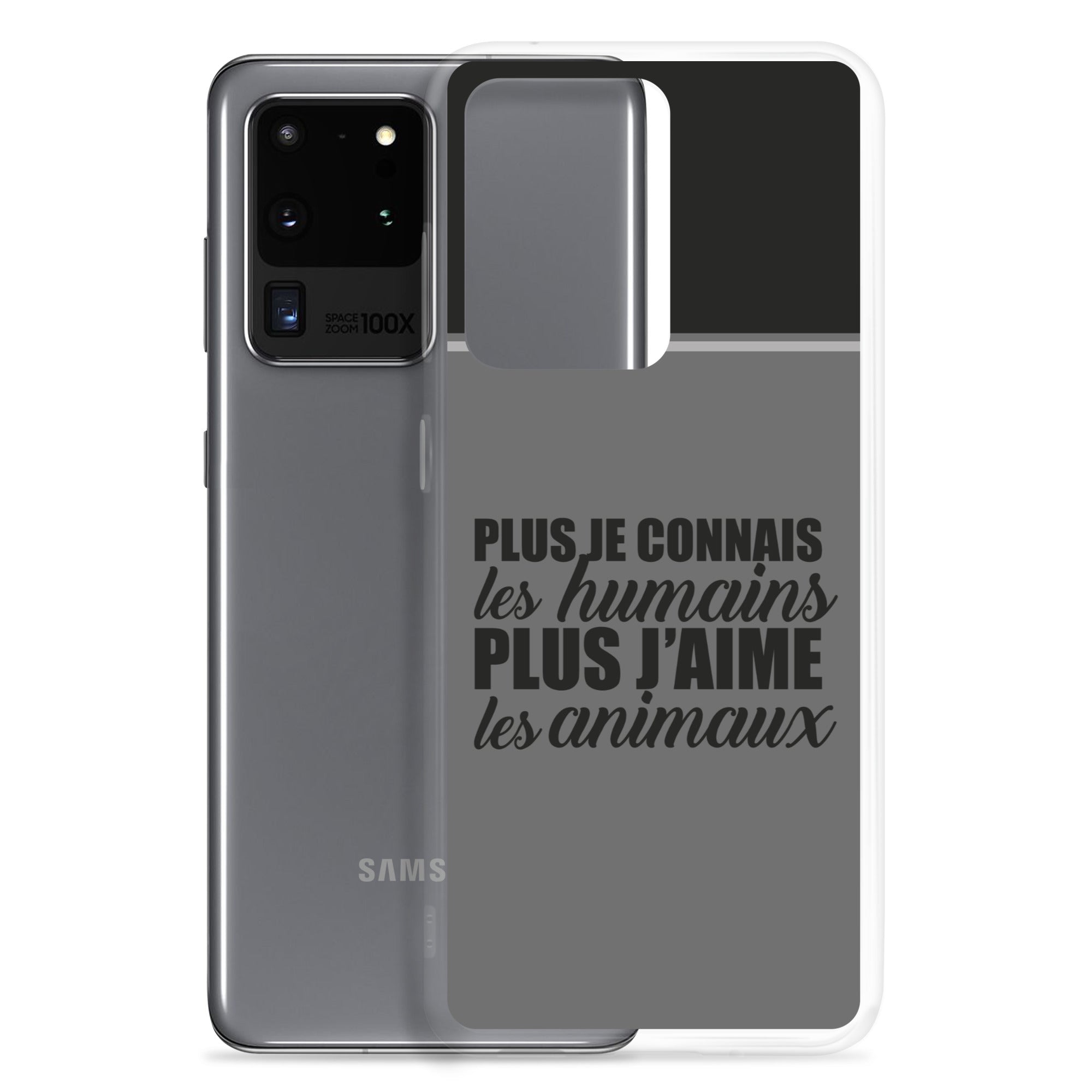 Plus je connais les humains - Coque Samsung®