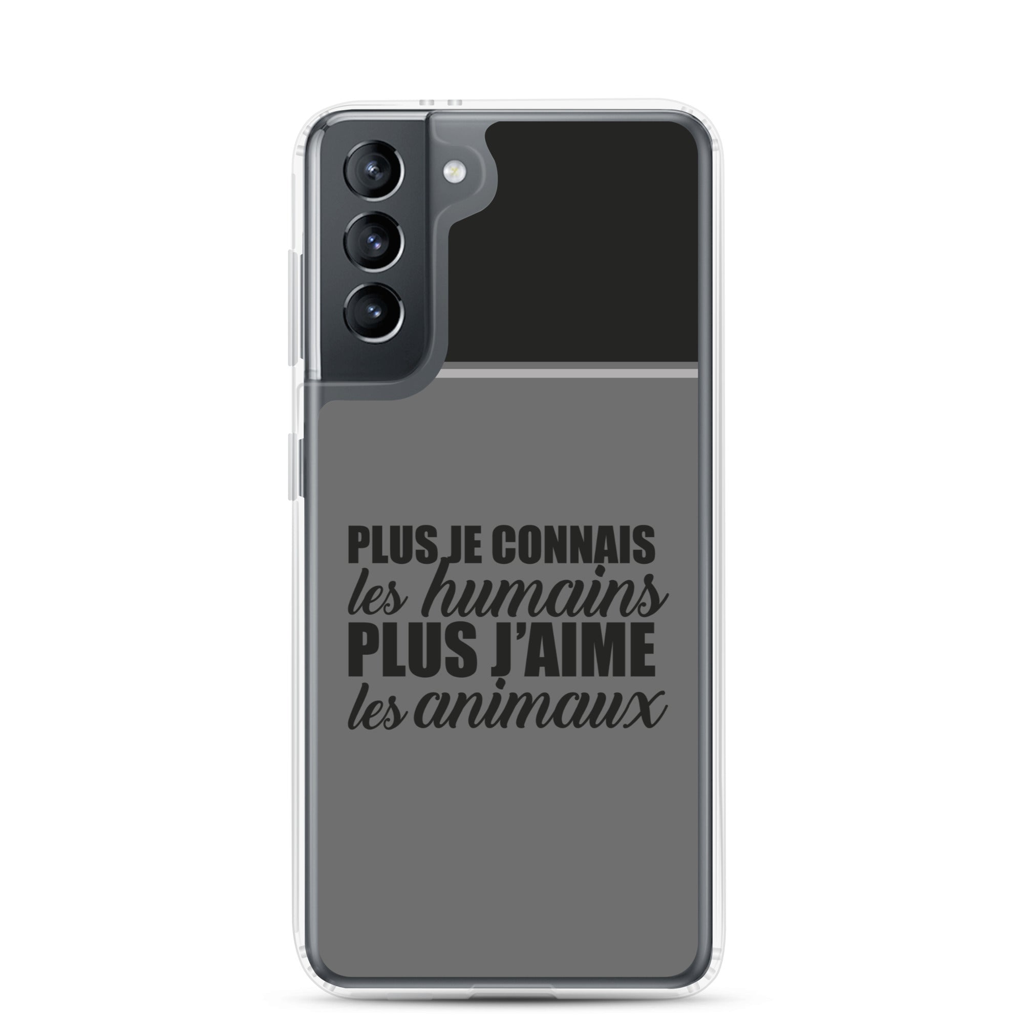 Plus je connais les humains - Coque Samsung®