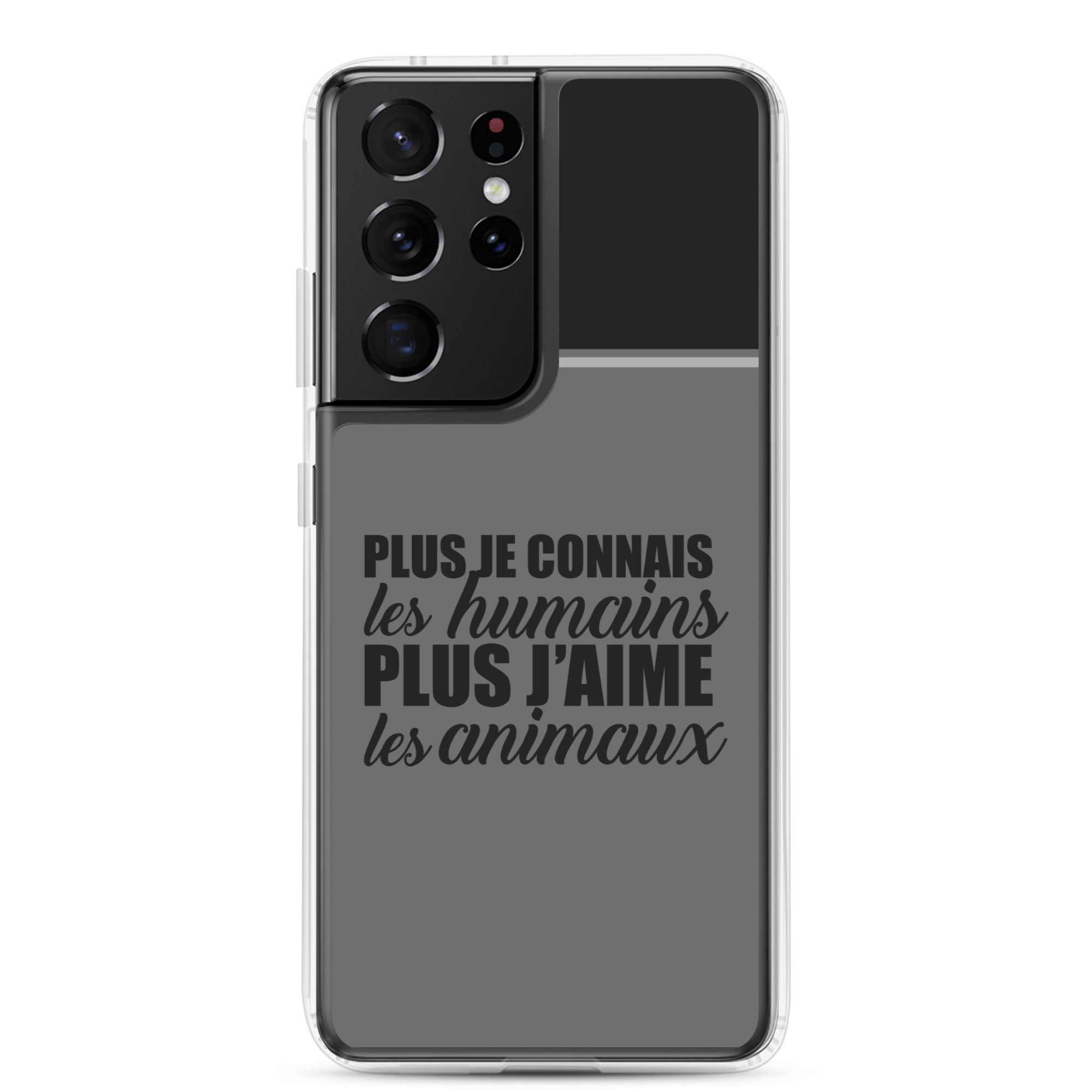 Plus je connais les humains - Coque Samsung®
