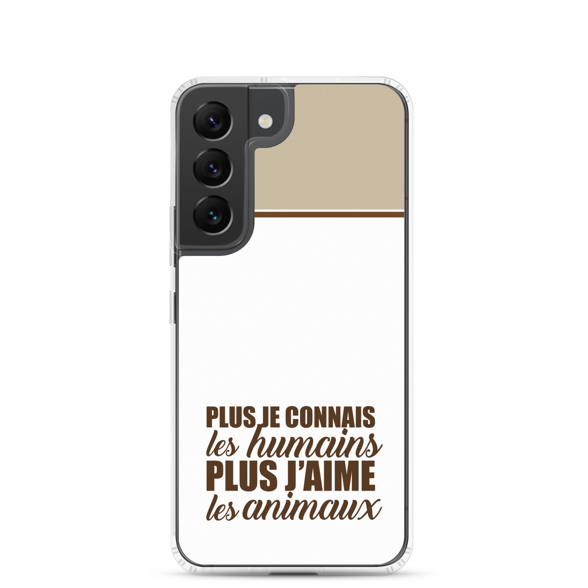 Plus je connais les humains - V2 - Coque Samsung®