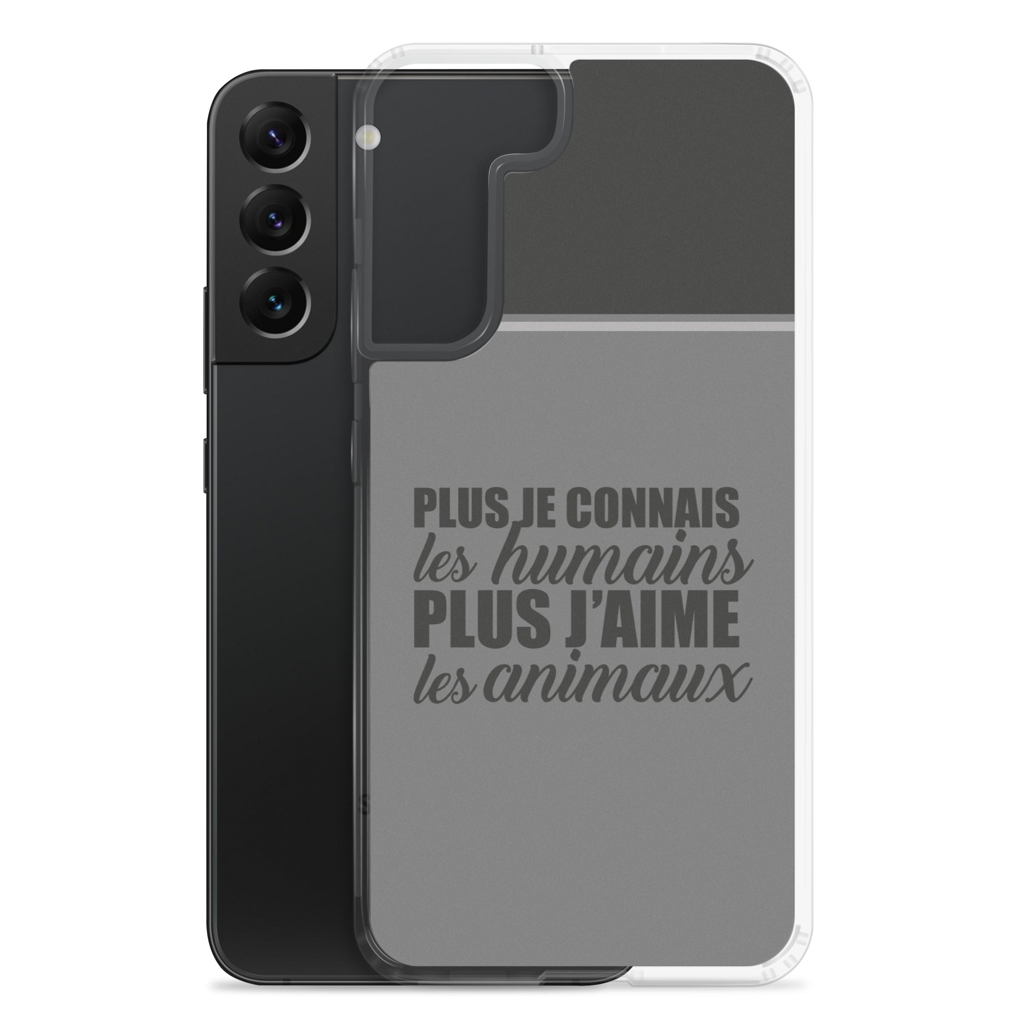 Plus je connais les humains - Coque Samsung®
