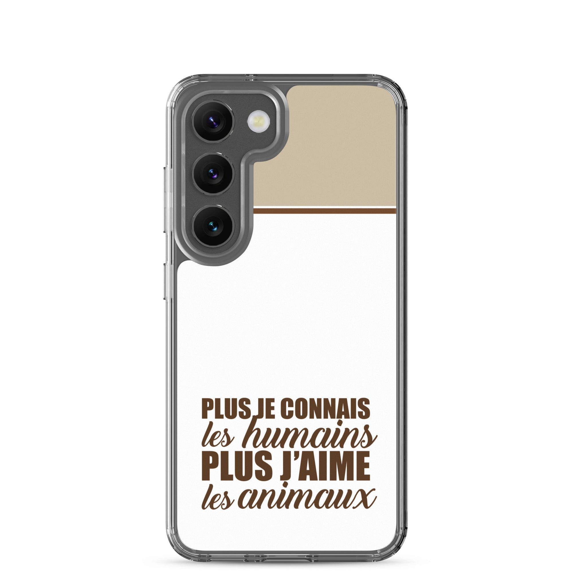 Plus je connais les humains - V2 - Coque Samsung®