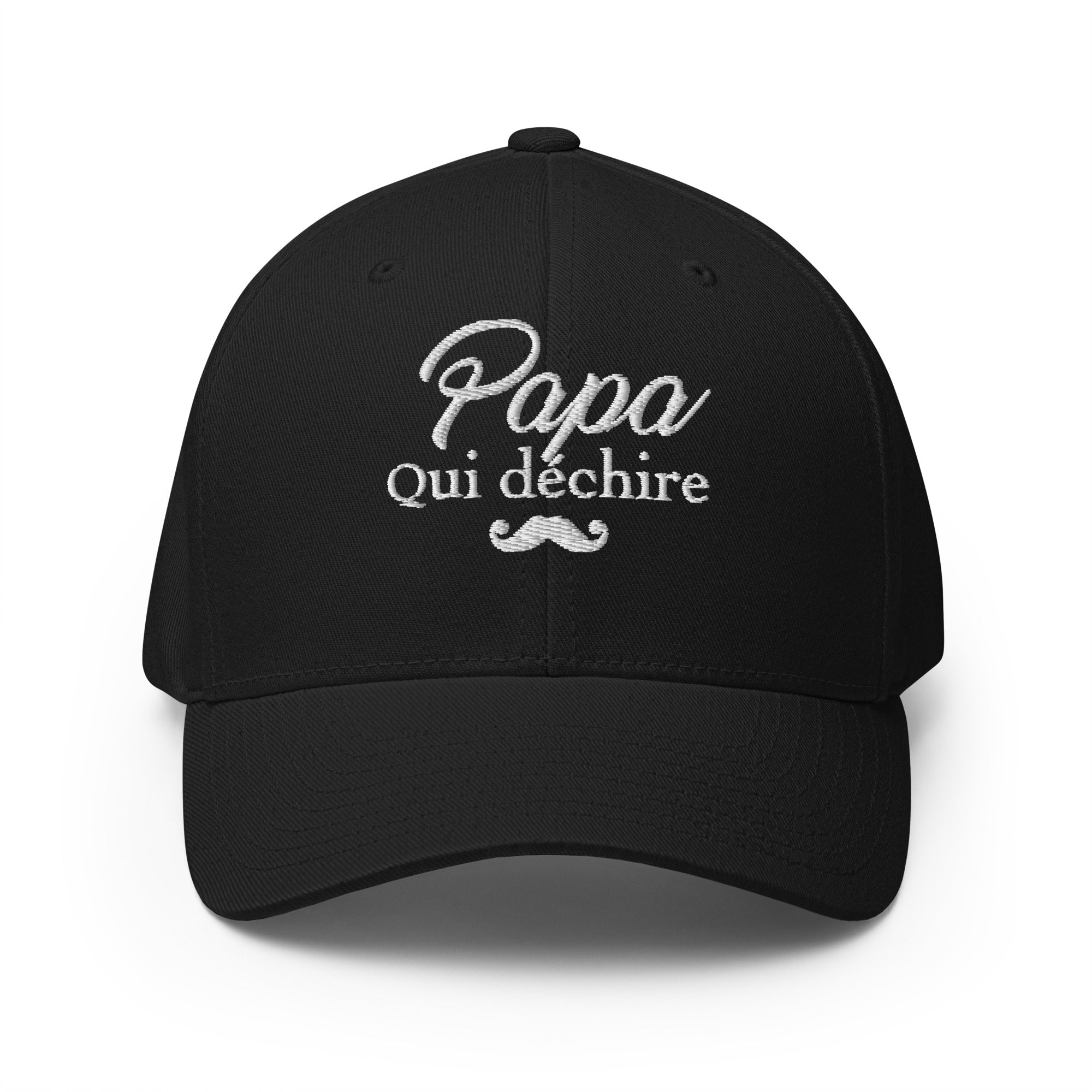 Papa qui déchire - Casquette Structurée en Sergé - Brodée