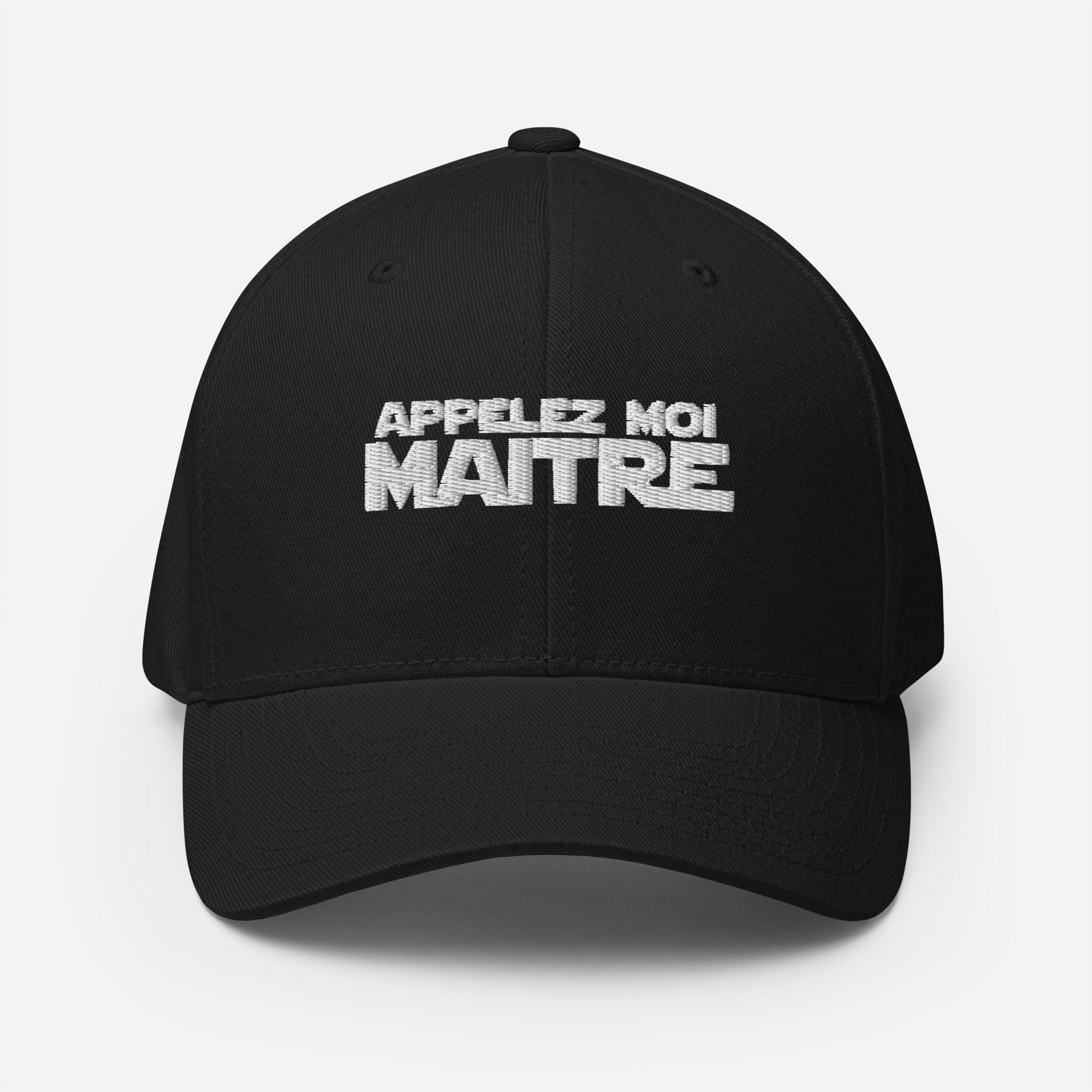 Appelez moi maitre - Casquette Structurée en Sergé - Brodée