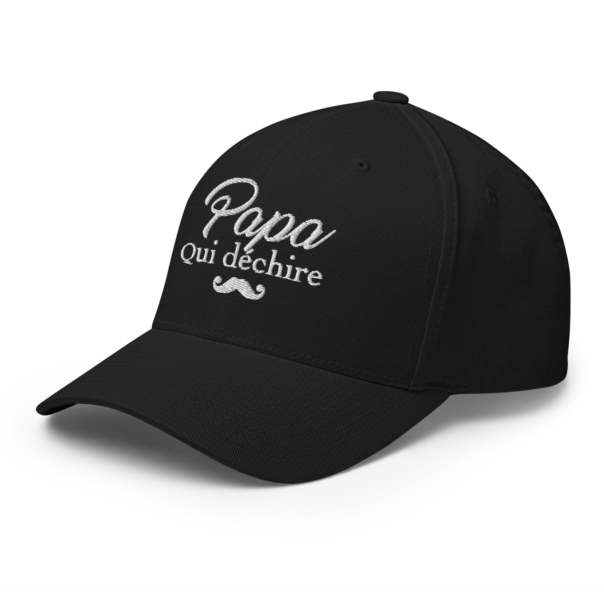 Papa qui déchire - Casquette Structurée en Sergé - Brodée