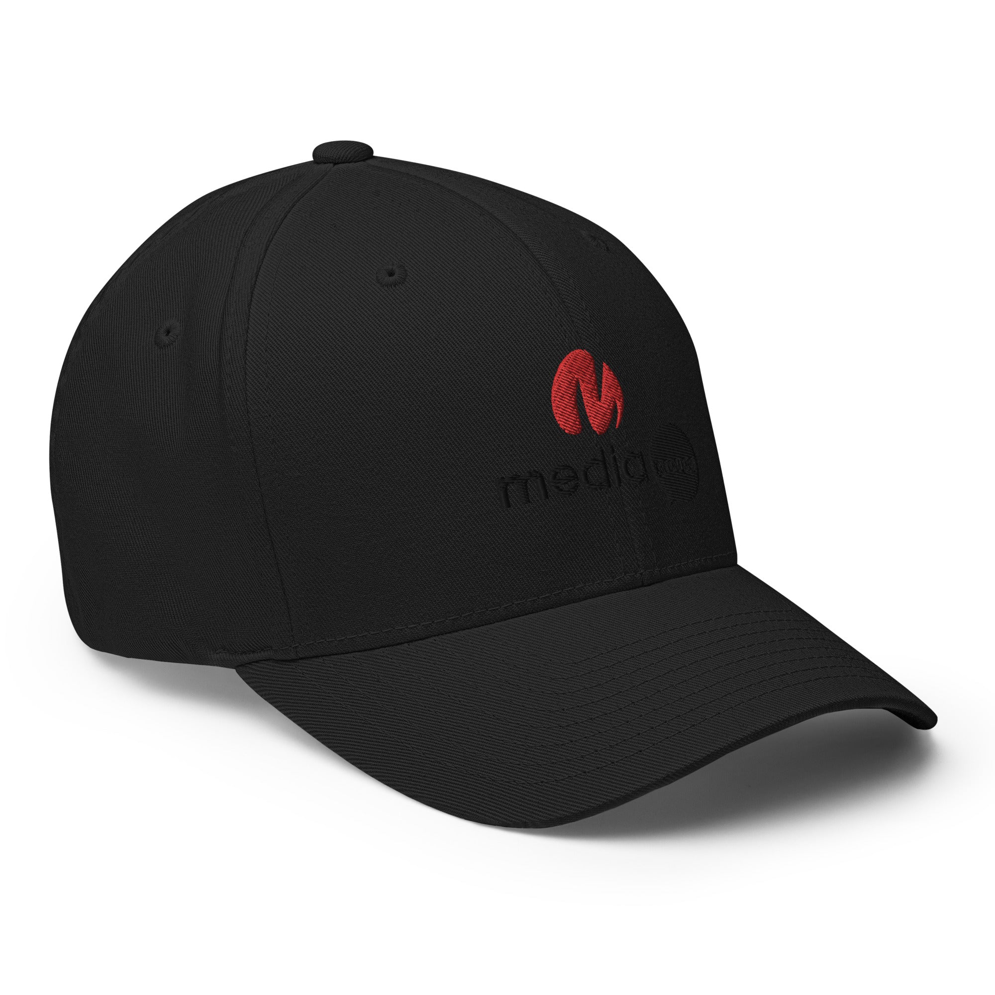Media Group - Pro - Casquette Structurée en Sergé - Brodée