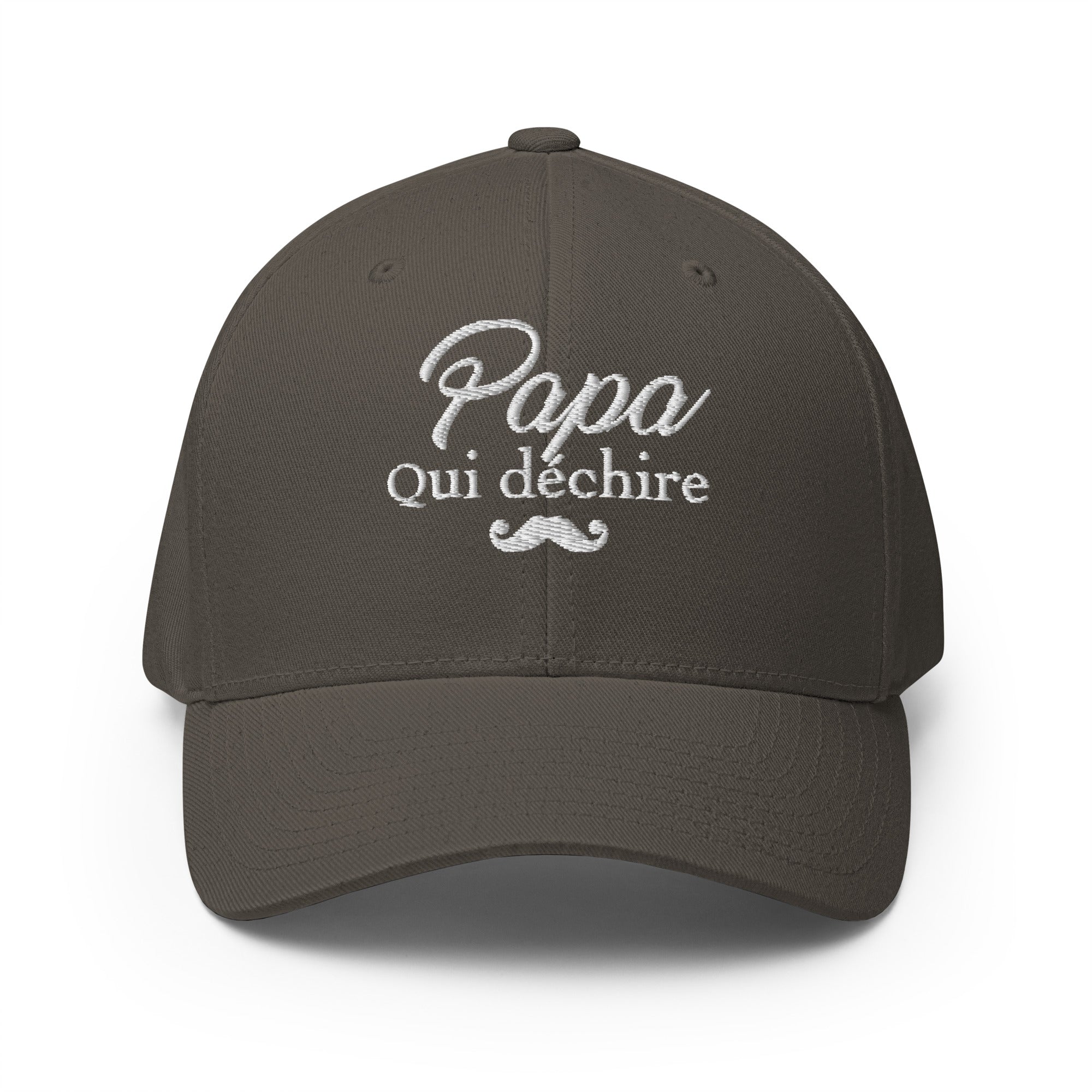 Papa qui déchire - Casquette Structurée en Sergé - Brodée