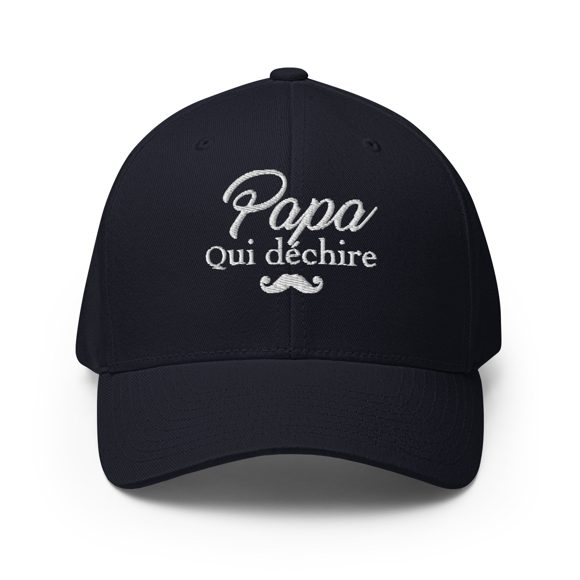 Papa qui déchire - Casquette Structurée en Sergé - Brodée
