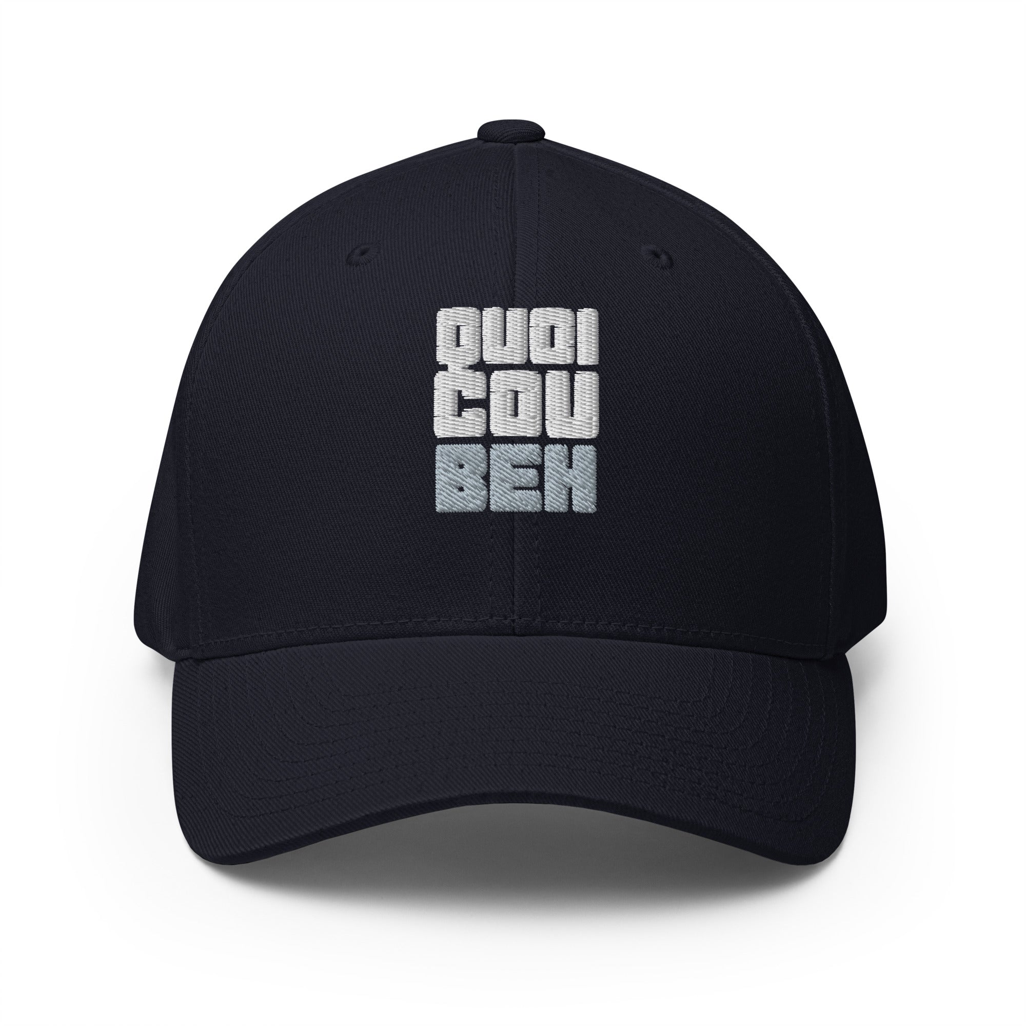 Quoicoubeh - Casquette Structurée en Sergé - Brodée