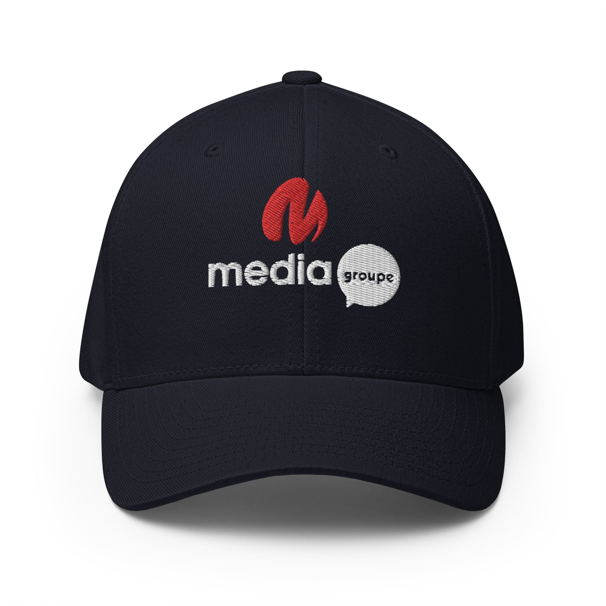 Media Group - Pro - Casquette Structurée en Sergé - Brodée