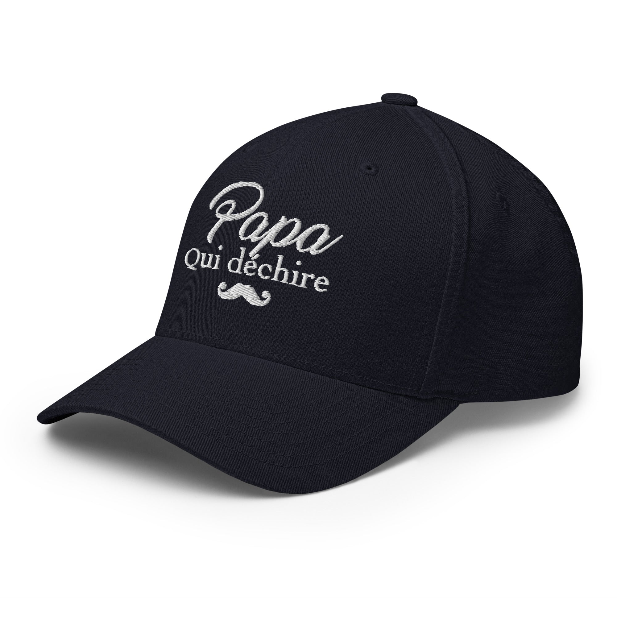 Papa qui déchire - Casquette Structurée en Sergé - Brodée