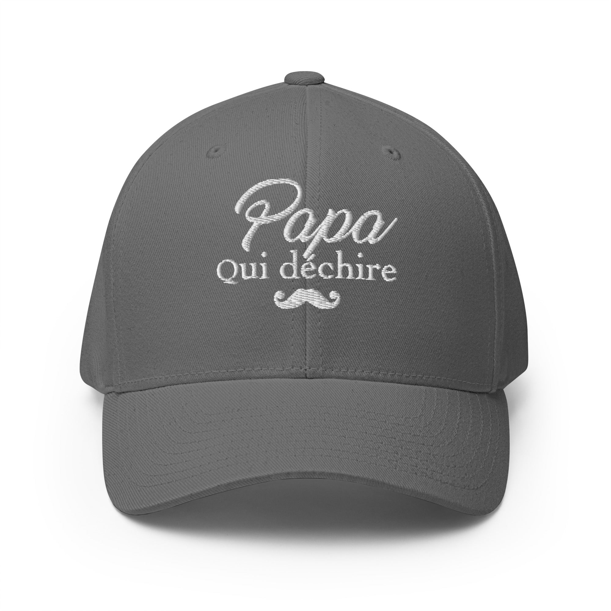 Papa qui déchire - Casquette Structurée en Sergé - Brodée