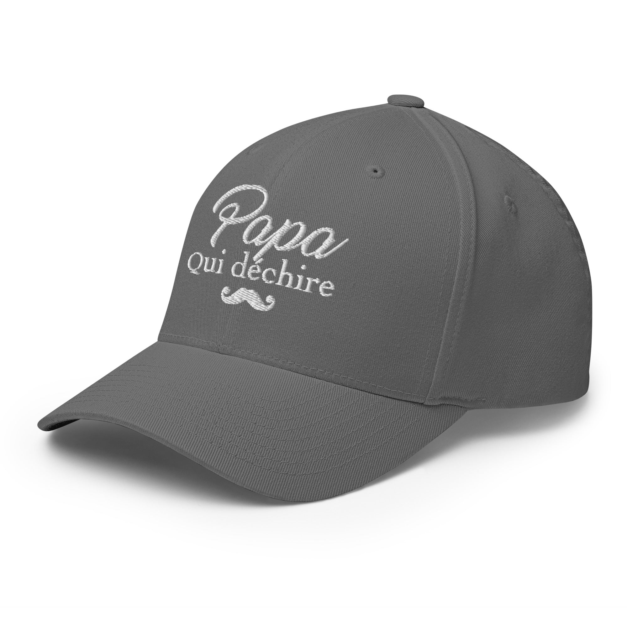 Papa qui déchire - Casquette Structurée en Sergé - Brodée