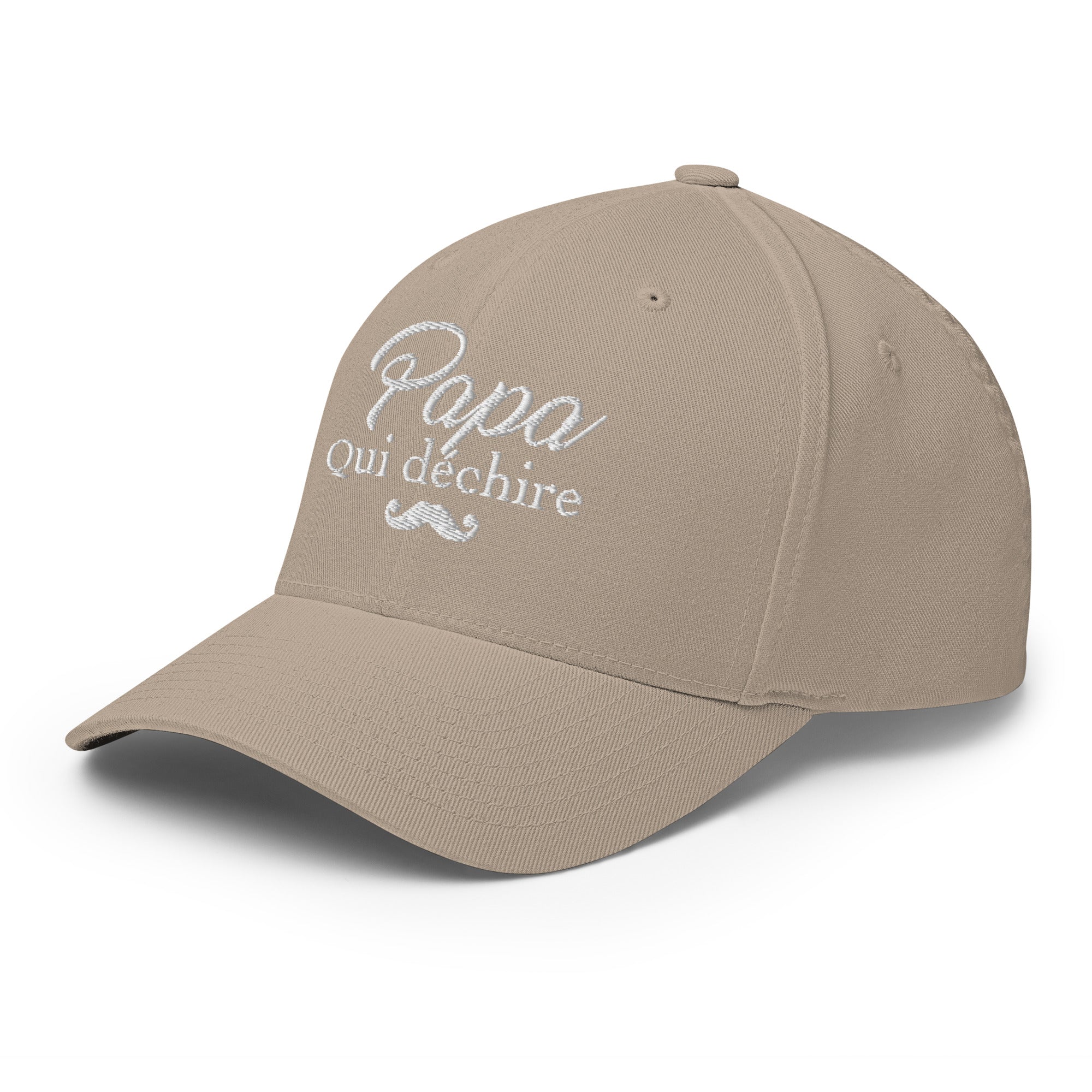 Papa qui déchire - Casquette Structurée en Sergé - Brodée