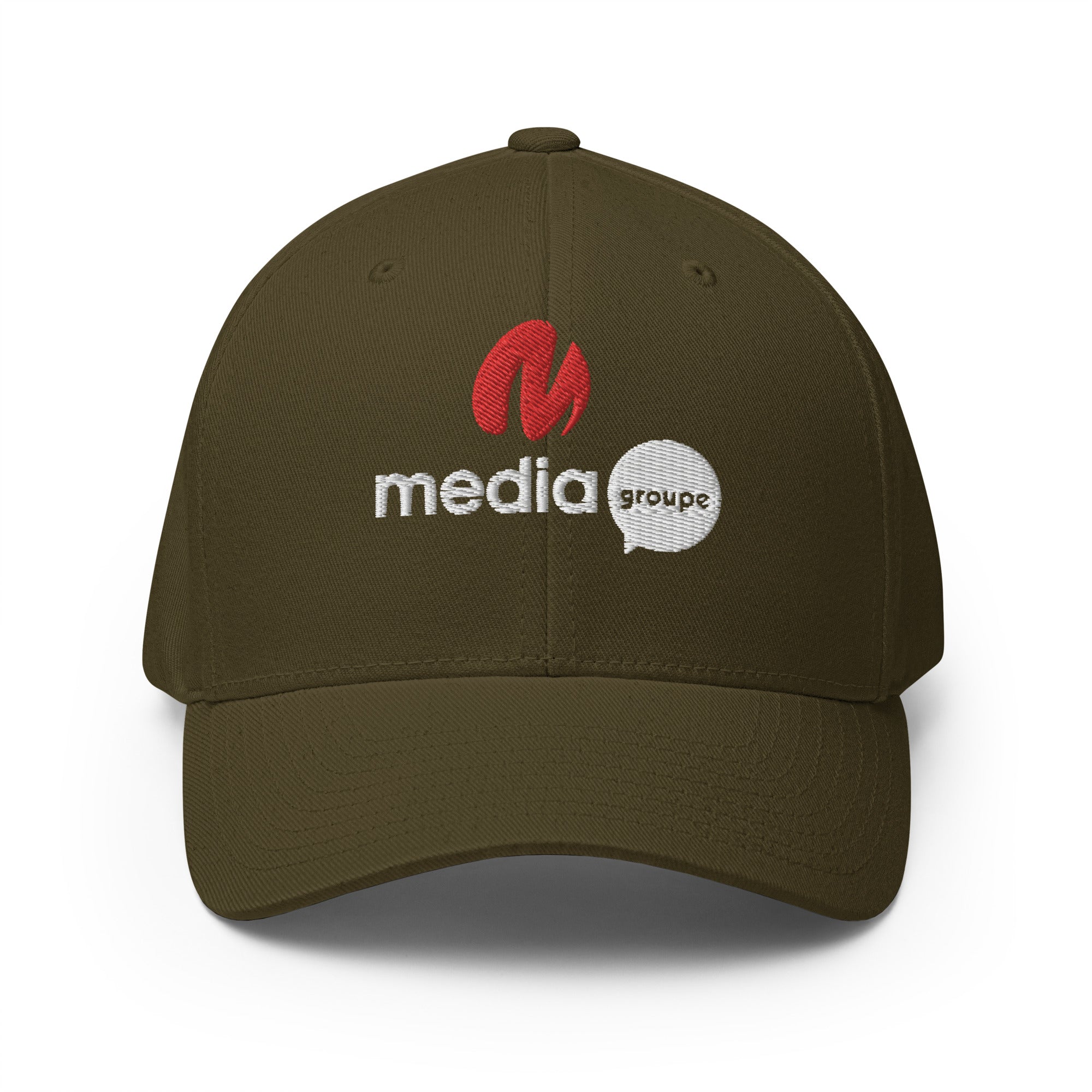 Media Group - Pro - Casquette Structurée en Sergé - Brodée