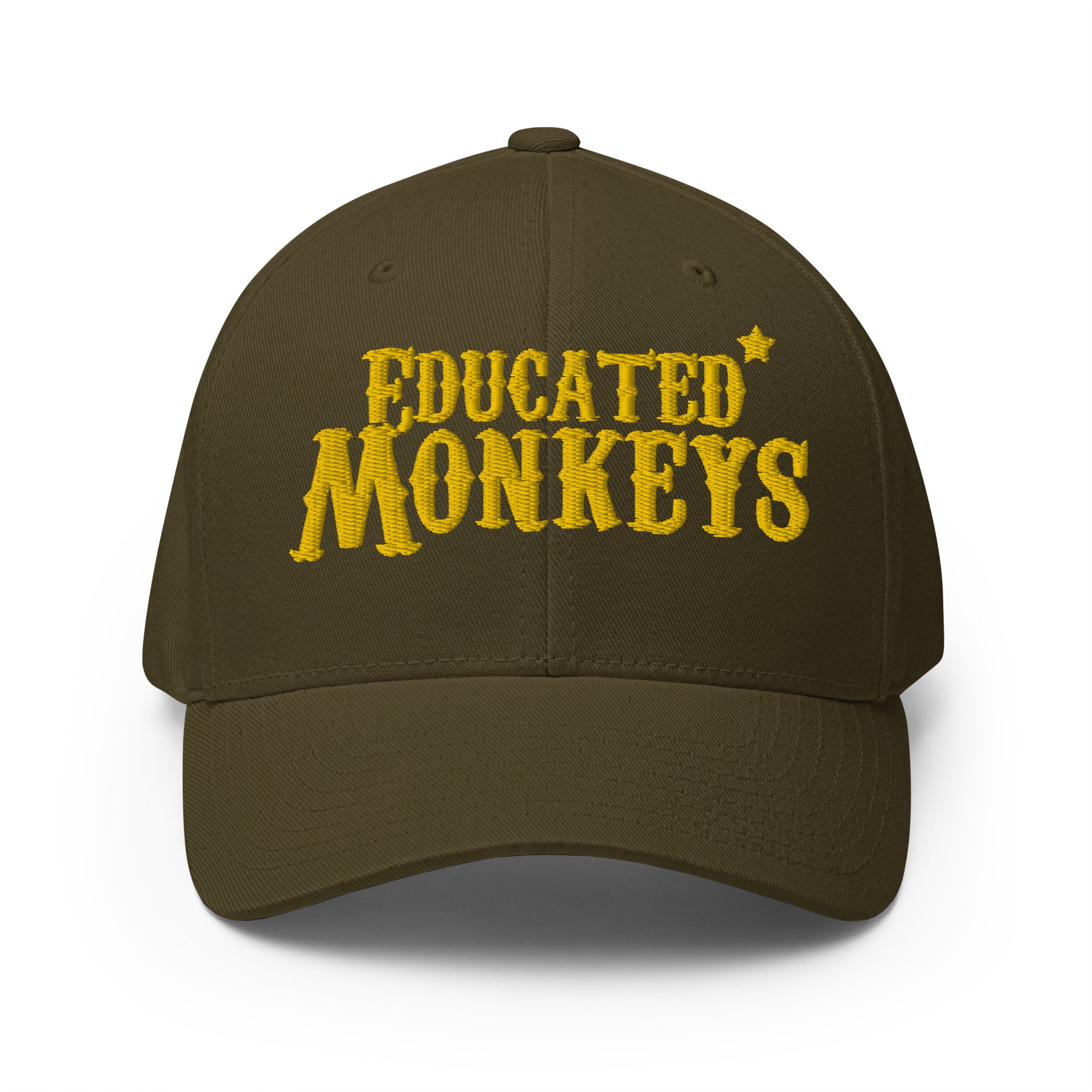 Educated Monkeys - Casquette Structurée en Sergé - Brodé