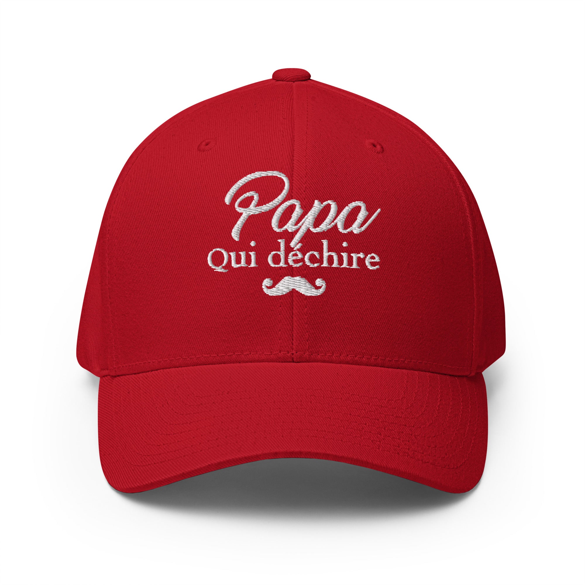 Papa qui déchire - Casquette Structurée en Sergé - Brodée