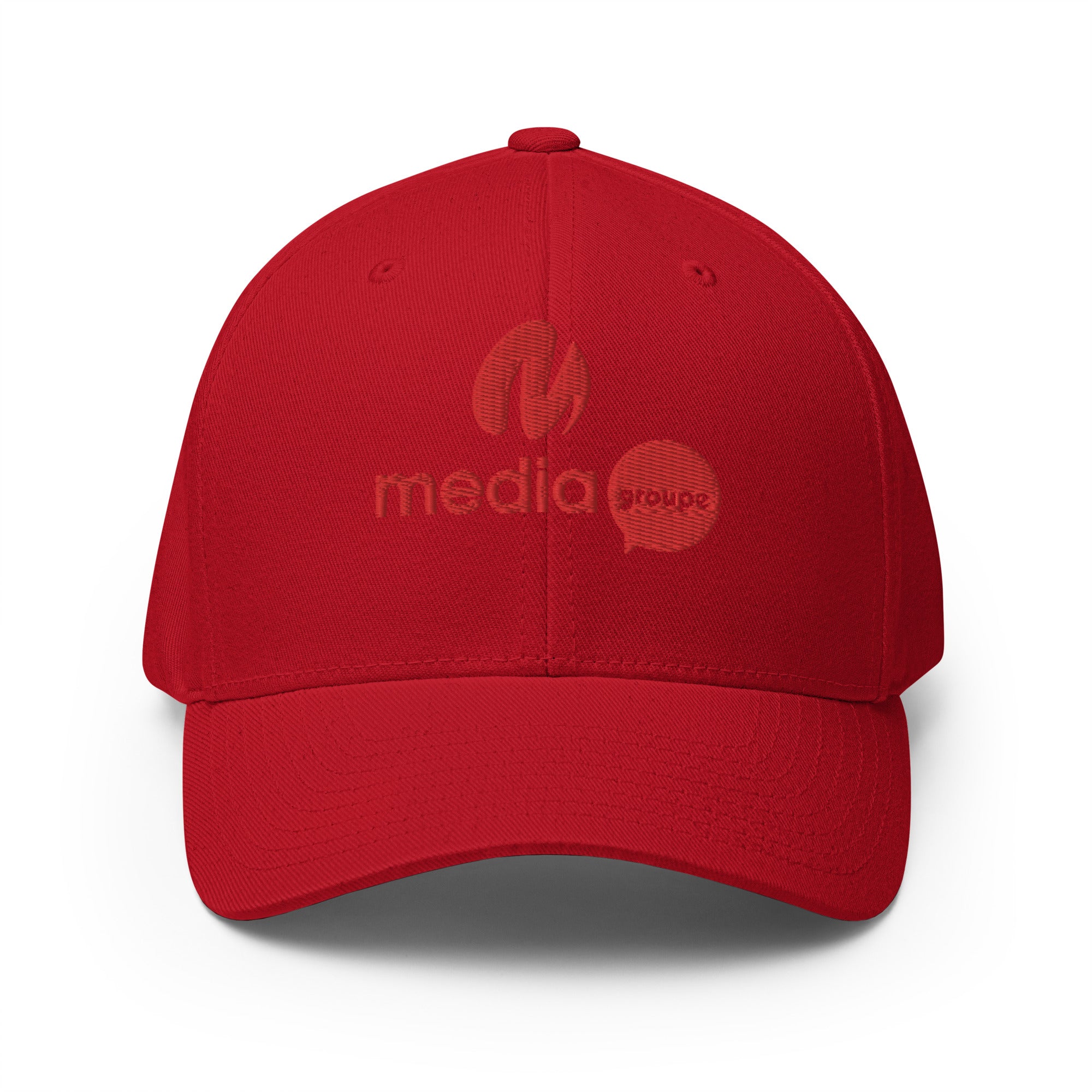 Media Group - Pro - Casquette Structurée en Sergé - Brodée
