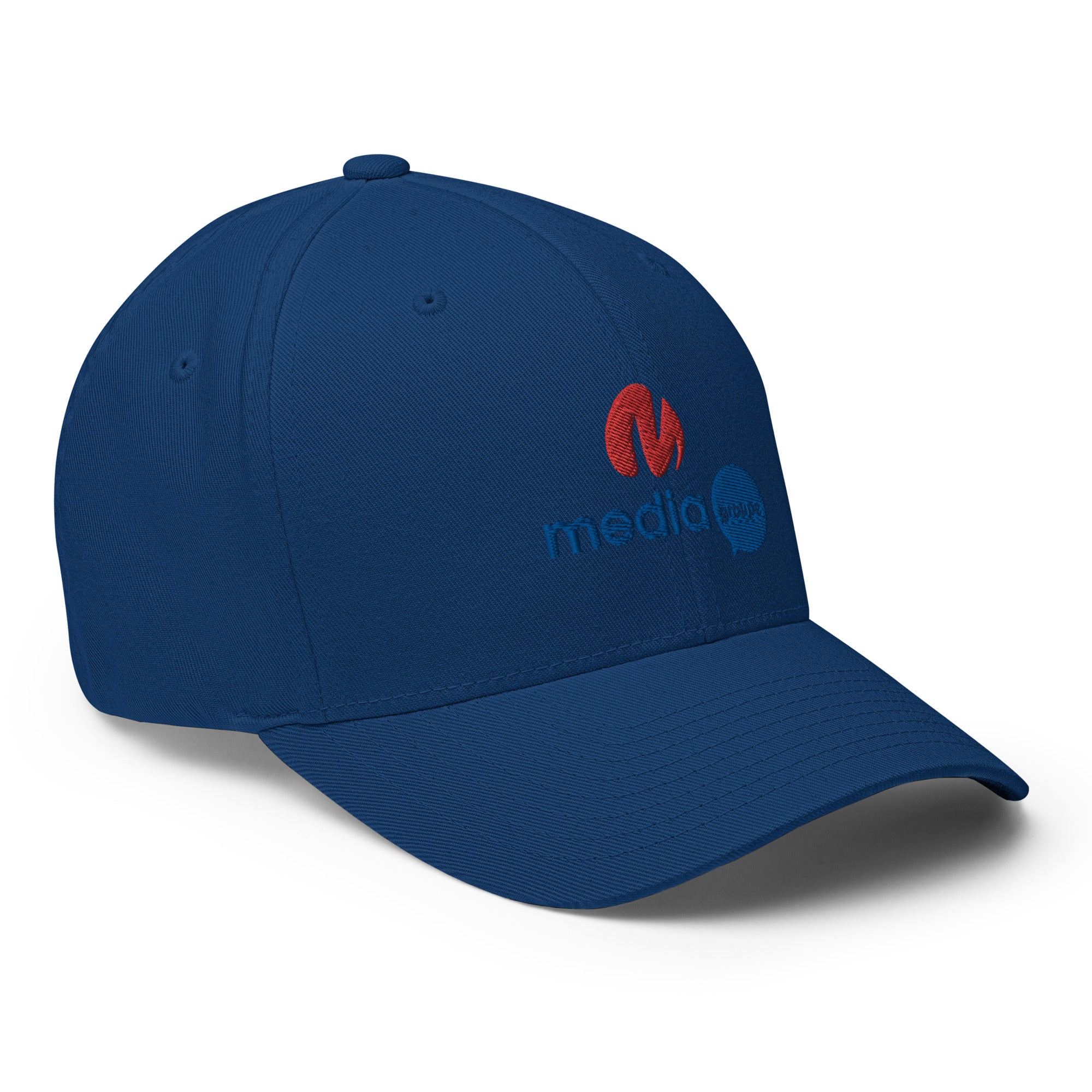 Media Group - Pro - Casquette Structurée en Sergé - Brodée