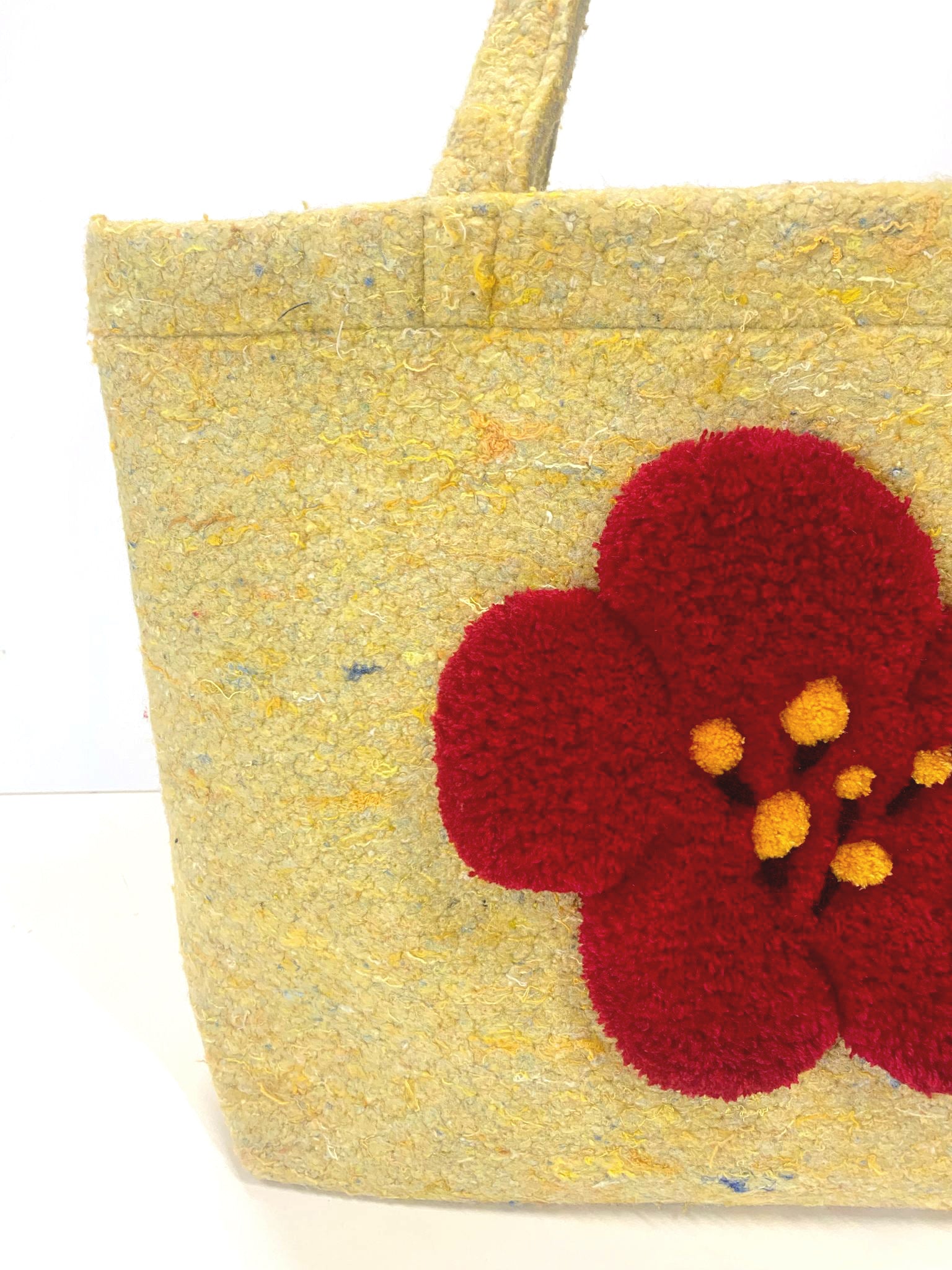 Colchiques dans les près - Sac et pochette - Upcycling en tufting