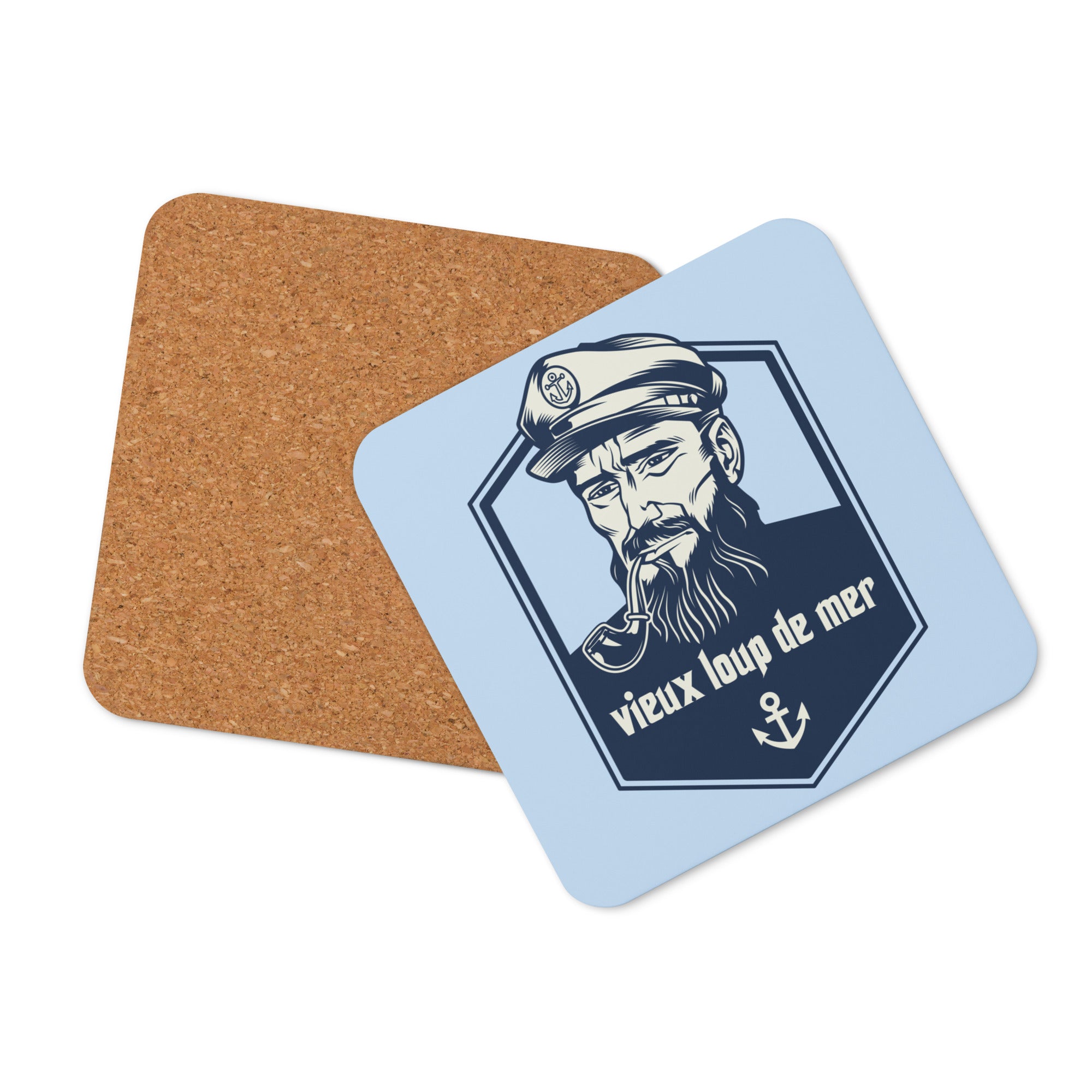 Vieux loup de mer - Sous-verres en liège