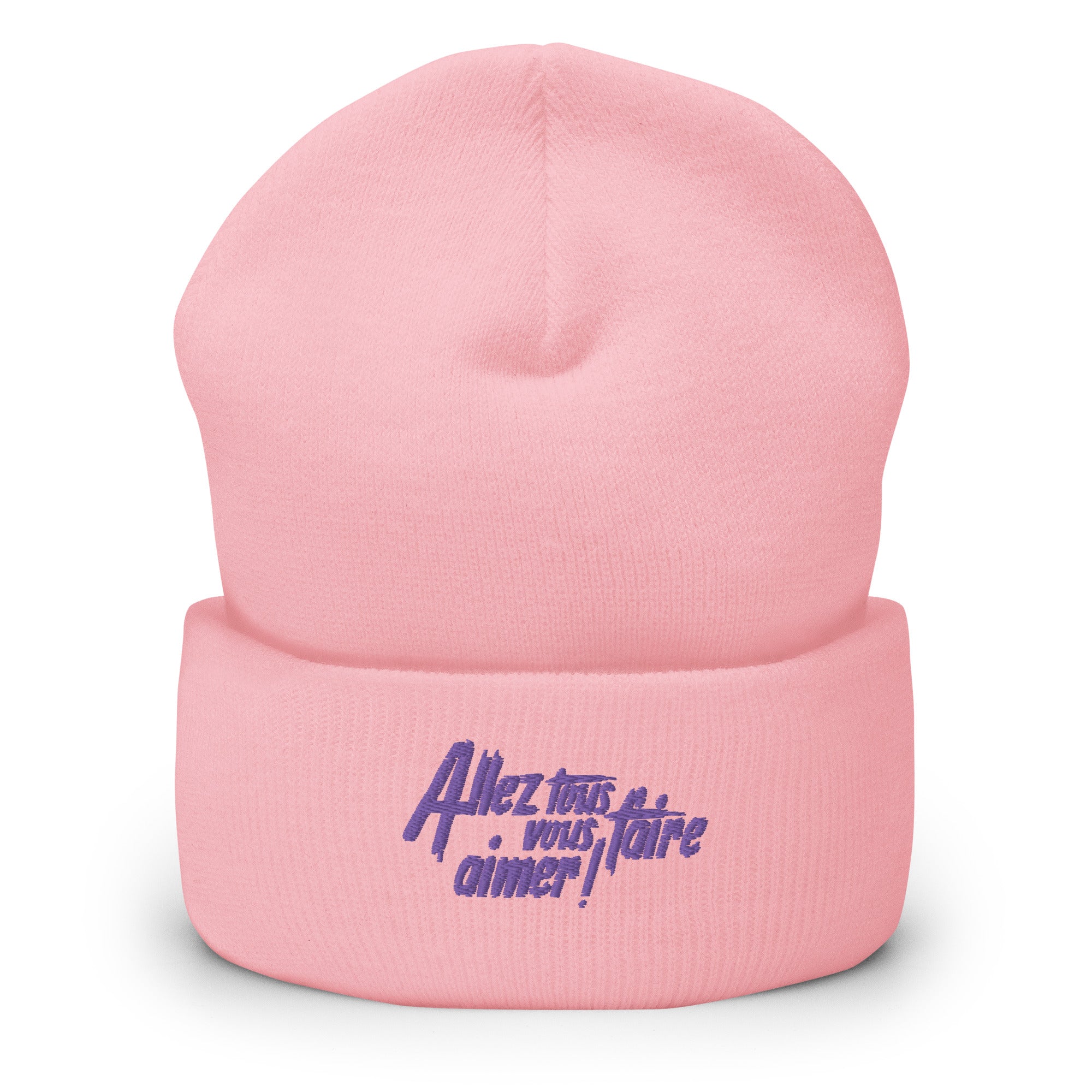 Allez tous vous faire aimer - Bonnet à Revers - Brodé