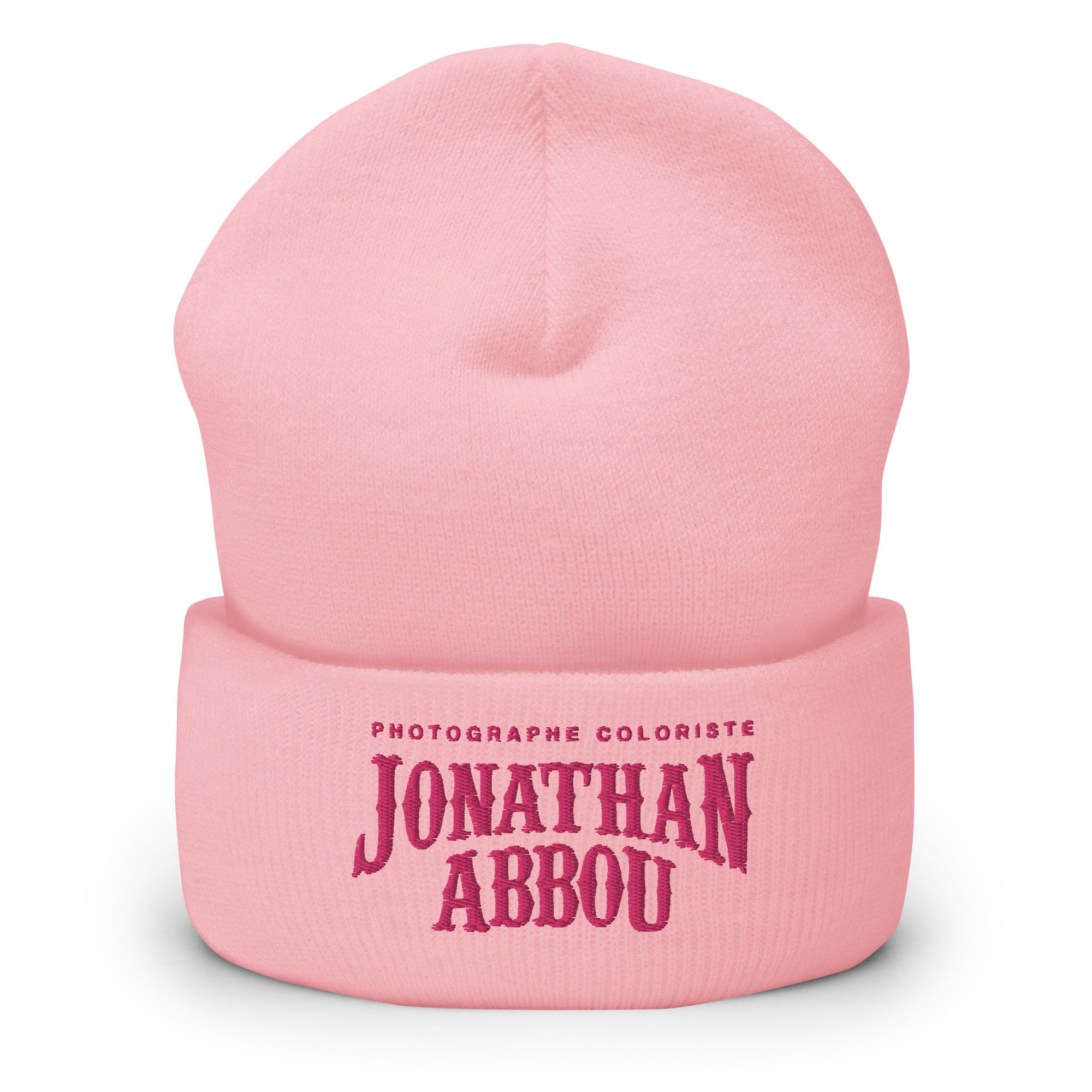 Jonathan abbou - Bonnet à Revers - logo - Brodé