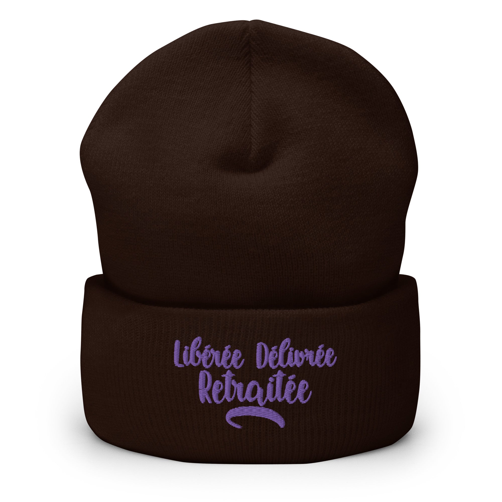 Libérée délivrée retraitée - Bonnet à Revers - Brodé