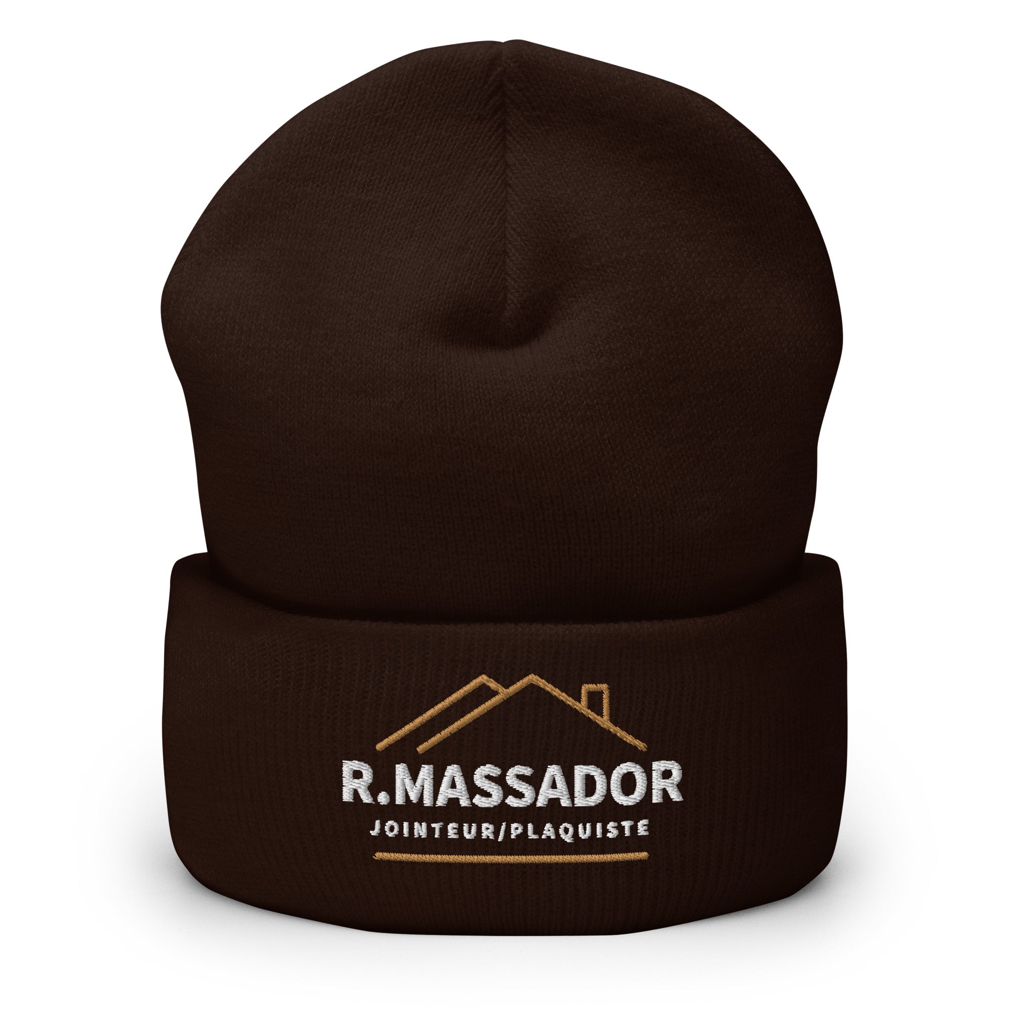 R. Massador - Bonnet à Revers - Brodé
