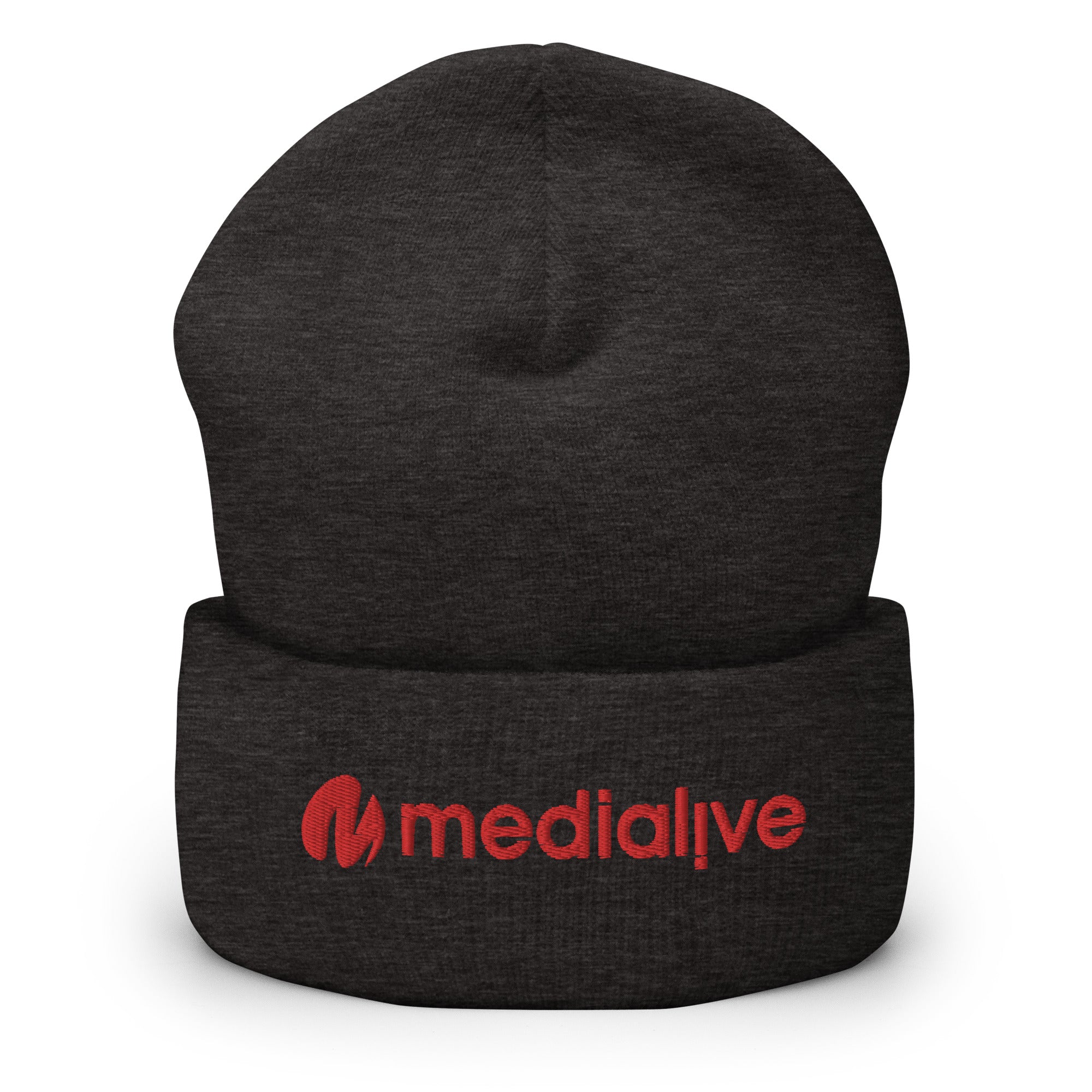 Logo Medialive - Bonnet à Revers - Brodé