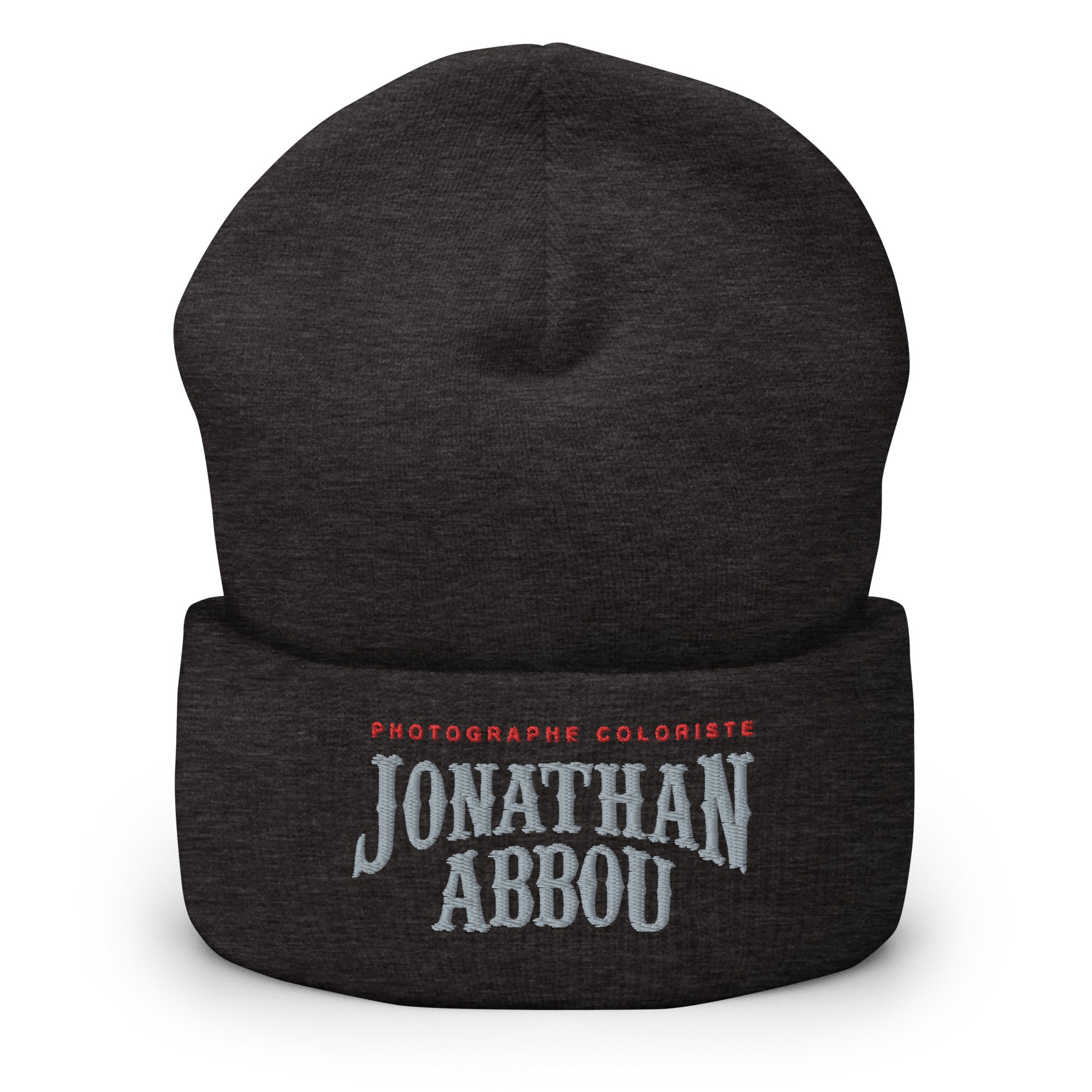 Jonathan abbou - Bonnet à Revers - logo - Brodé
