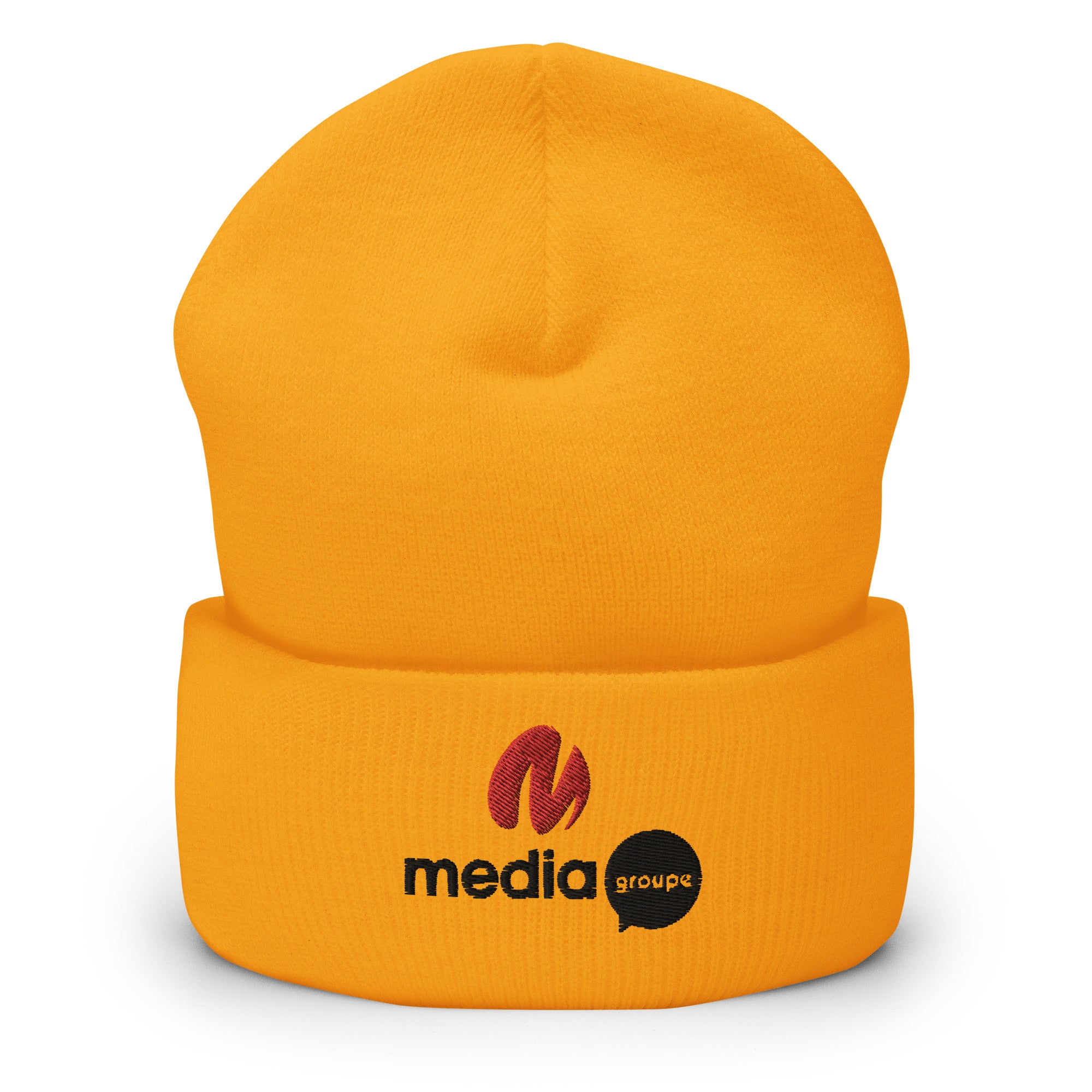 Media Group - Pro - Bonnet à Revers - Brodé