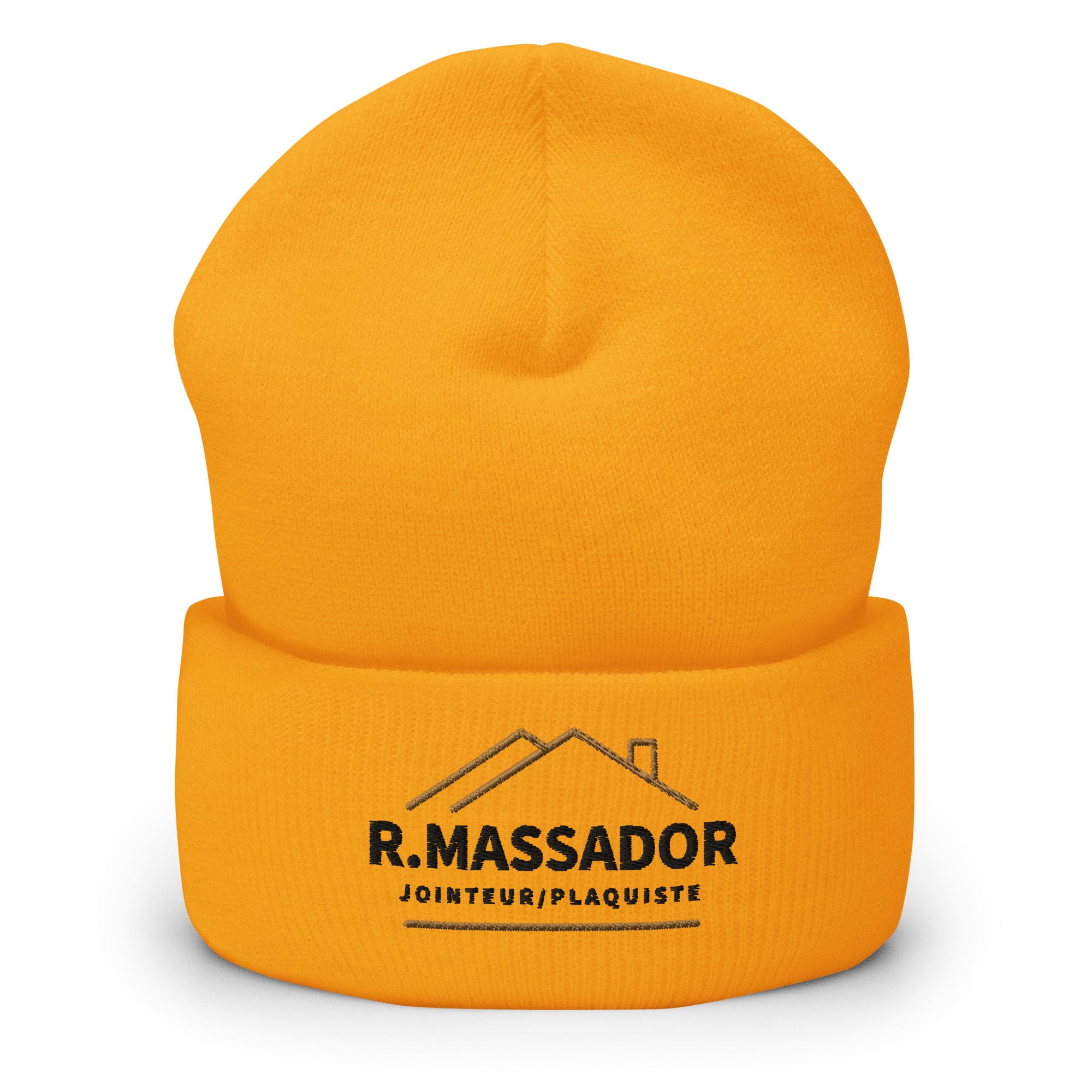R. Massador - Bonnet à Revers - Brodé
