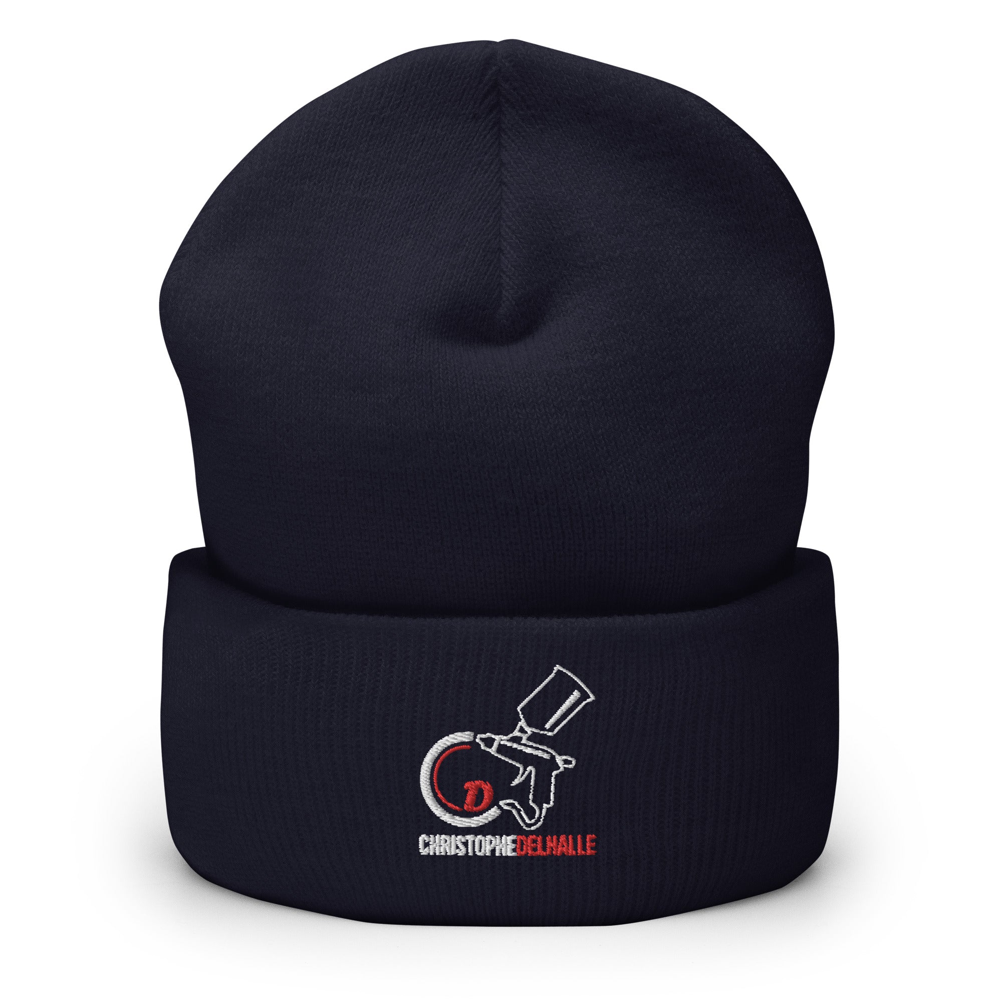 Christophe Delhalle - Bonnet à Revers - Brodé