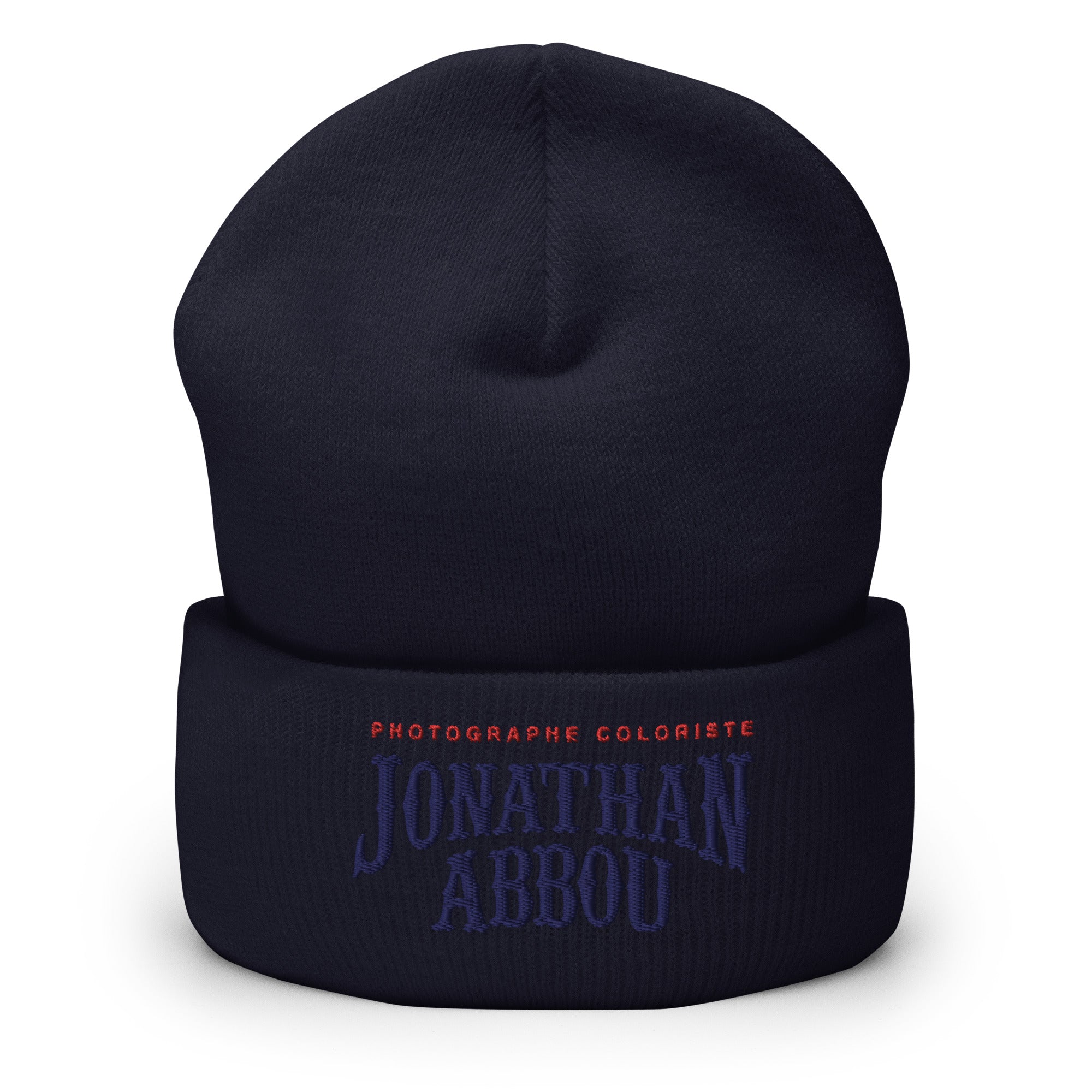 Jonathan abbou - Bonnet à Revers - logo - Brodé