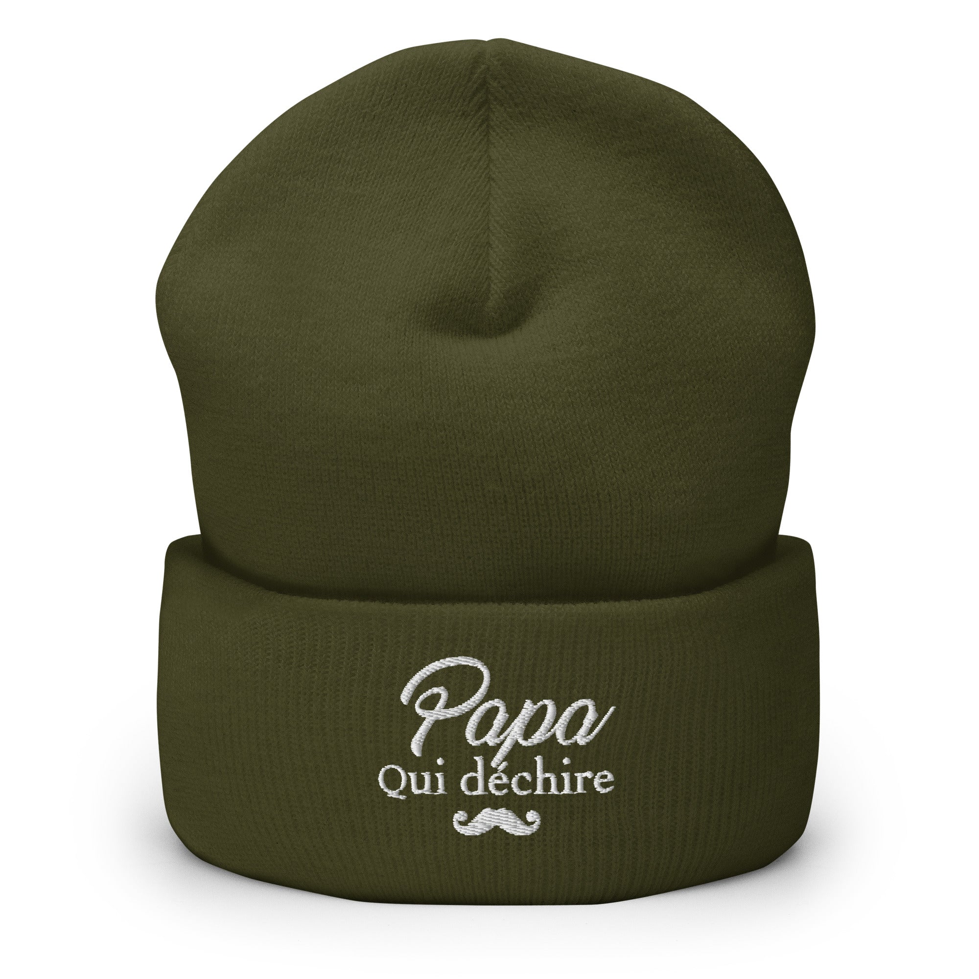 Papa qui déchire - Bonnet à Revers - Brodé