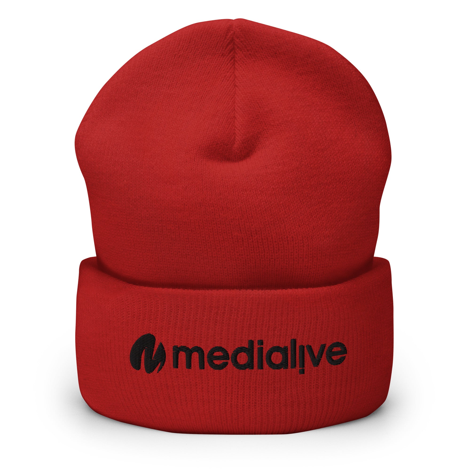 Logo Medialive - Bonnet à Revers - Brodé
