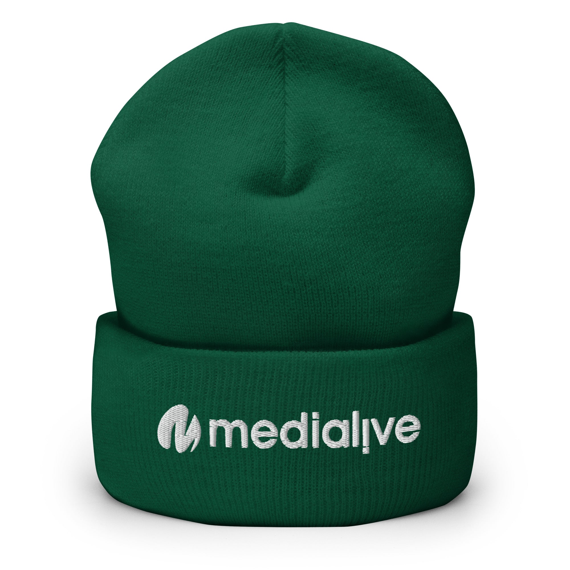 Logo Medialive - Bonnet à Revers - Brodé