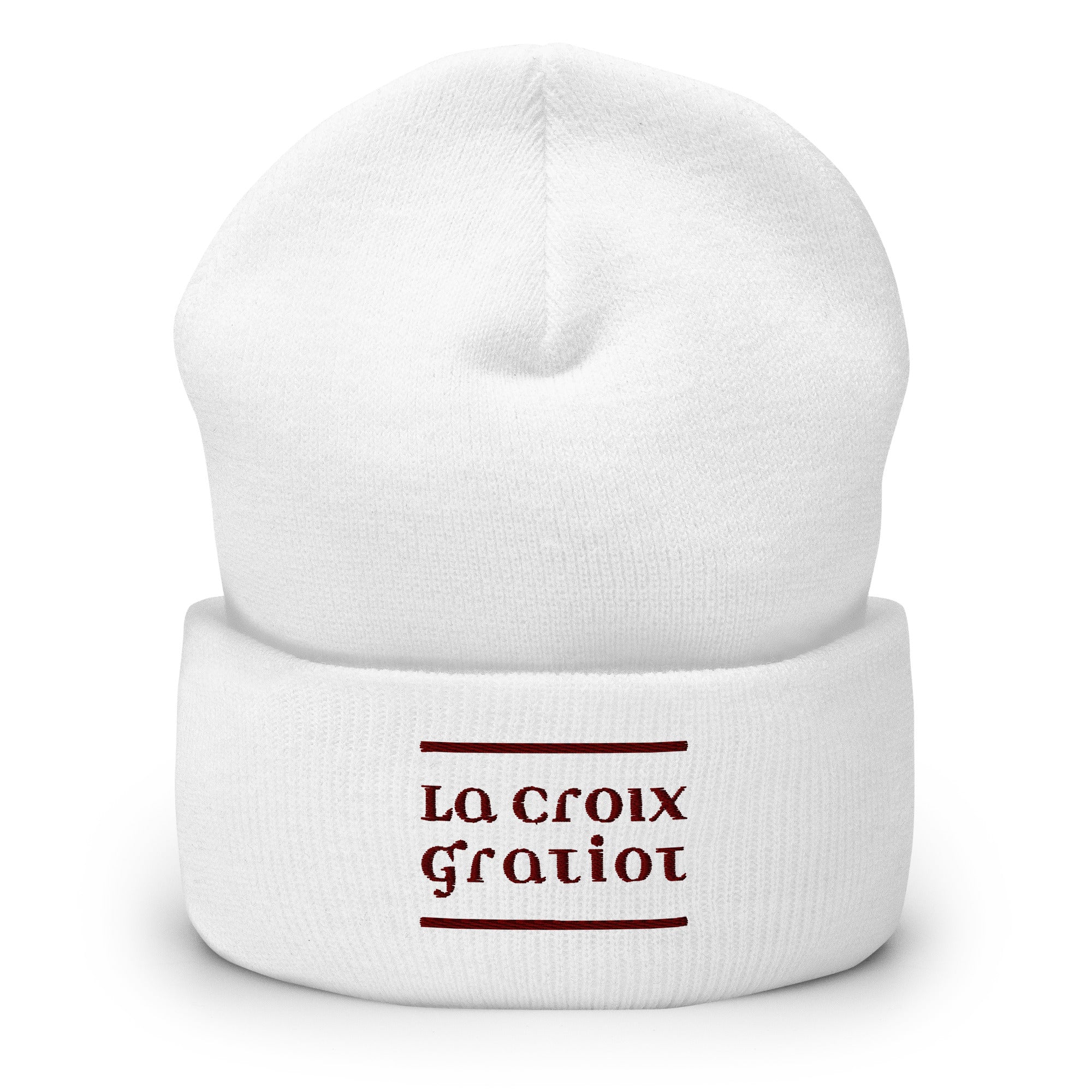 La Croix Gratiot - Bonnet à Revers - Brodé