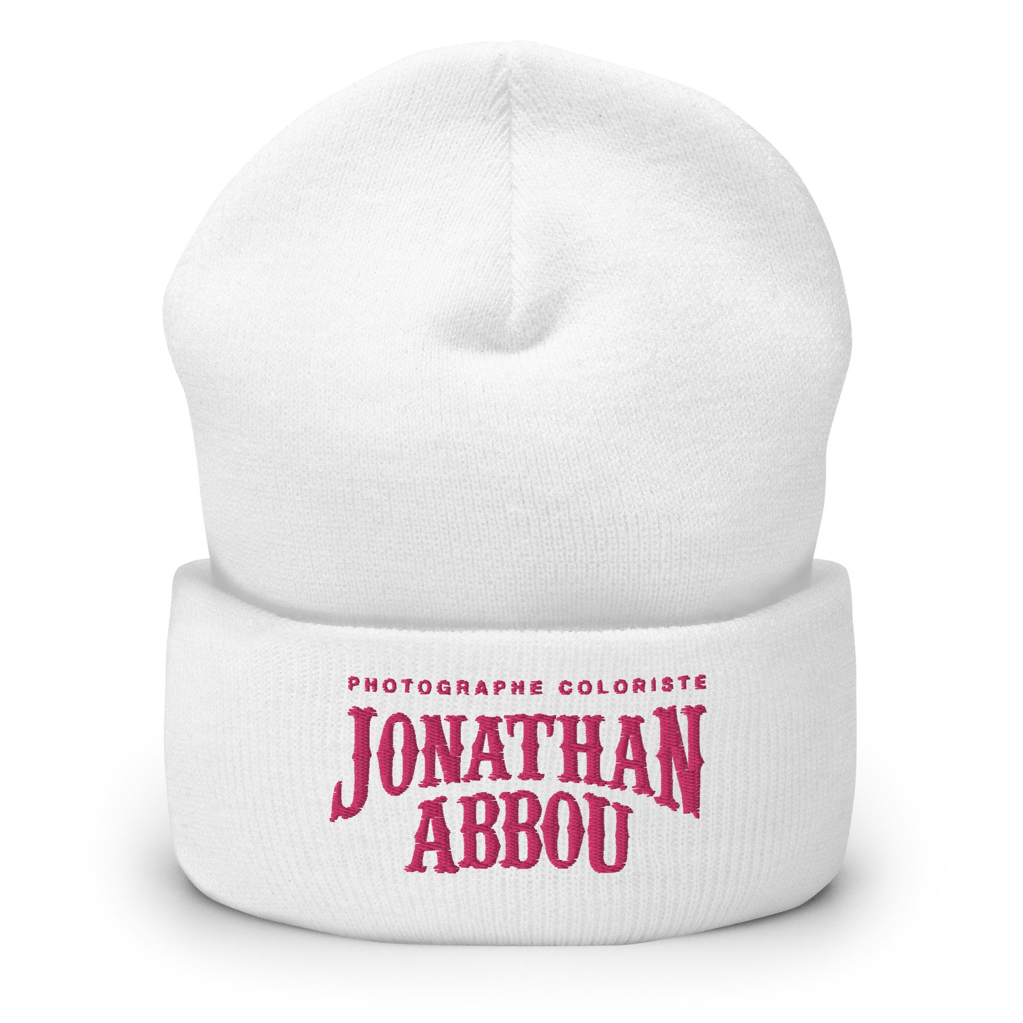 Jonathan abbou - Bonnet à Revers - logo - Brodé