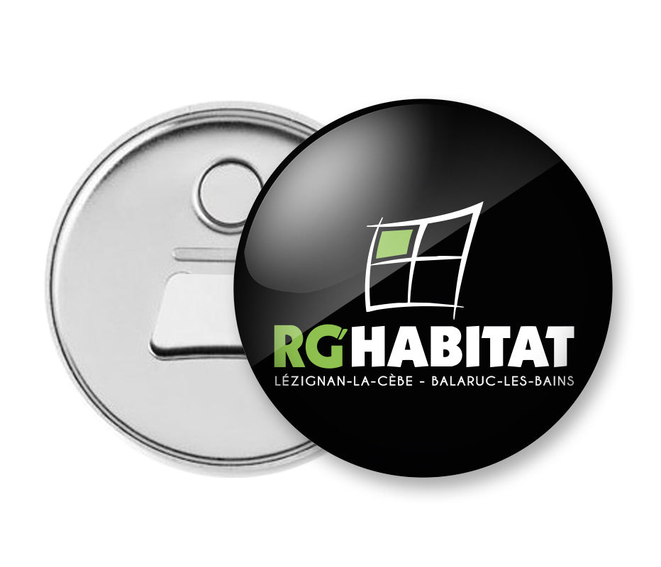 RG Habitat - Lot de Magnet-décapsuleurs - 56mm Soft Touch